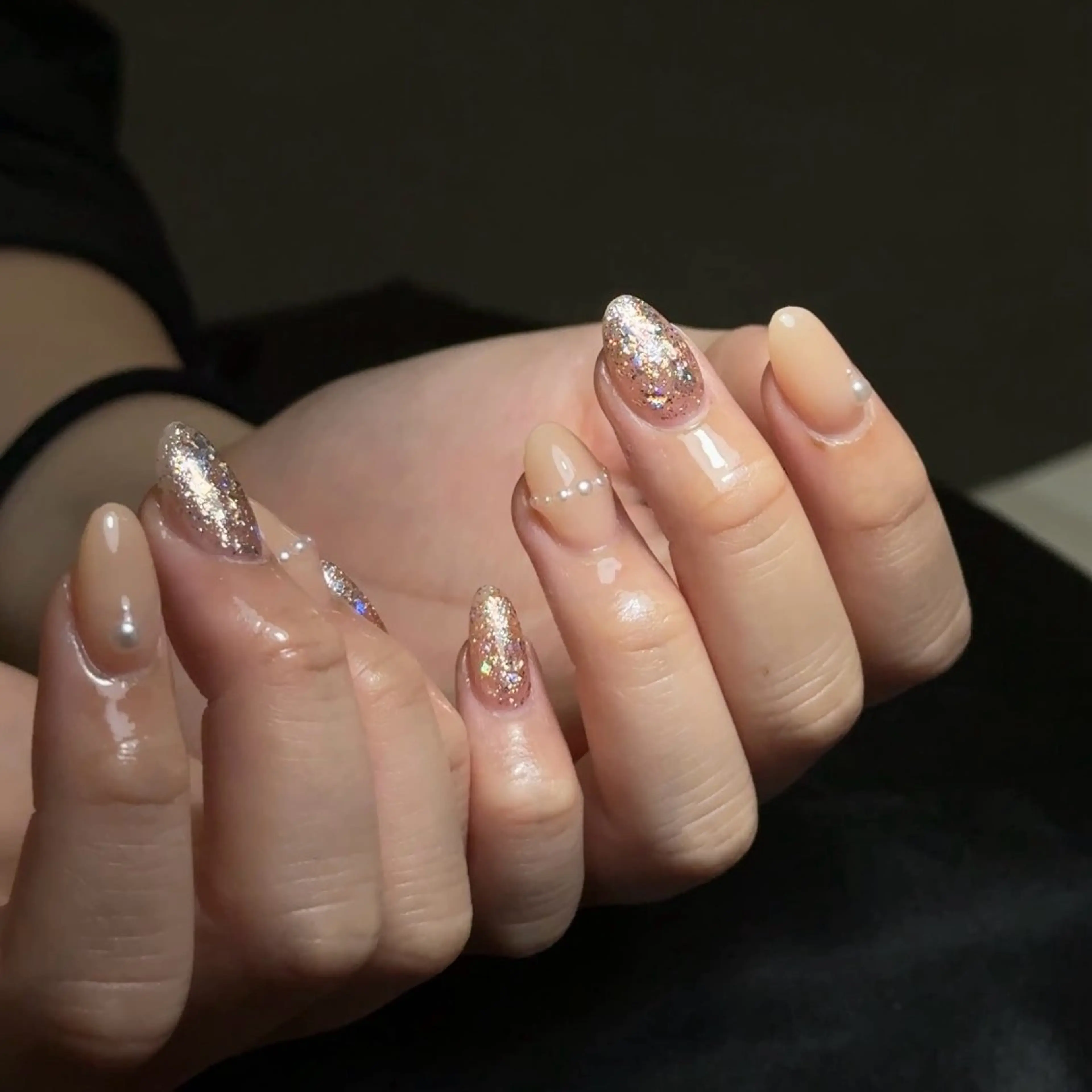 ネイル ワンホンネイル ハンドネイル かおり 奏のネイルデザイン