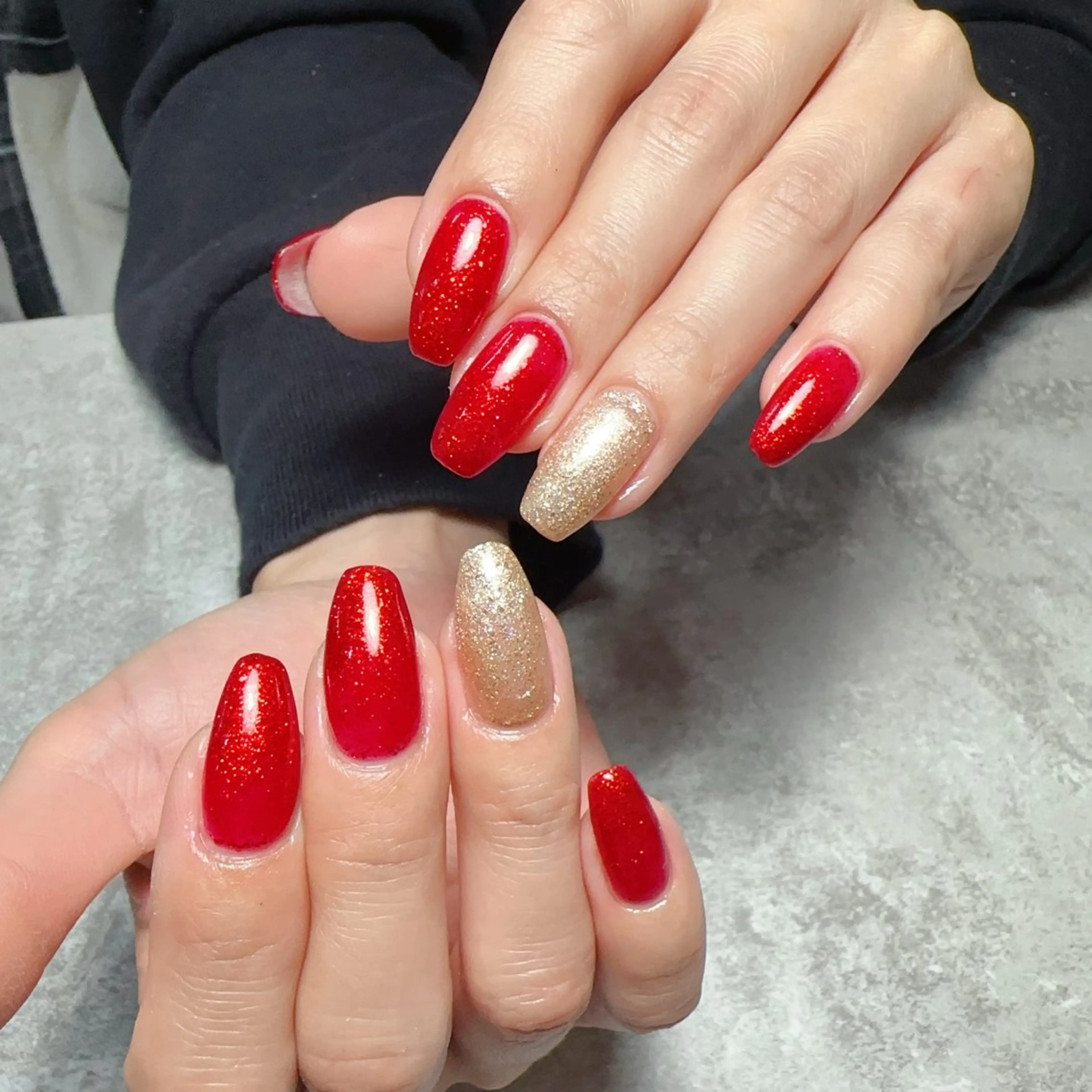 ネイル 冬ネイル クリスマス Nana  nail 8:00～22:00のネイルデザイン