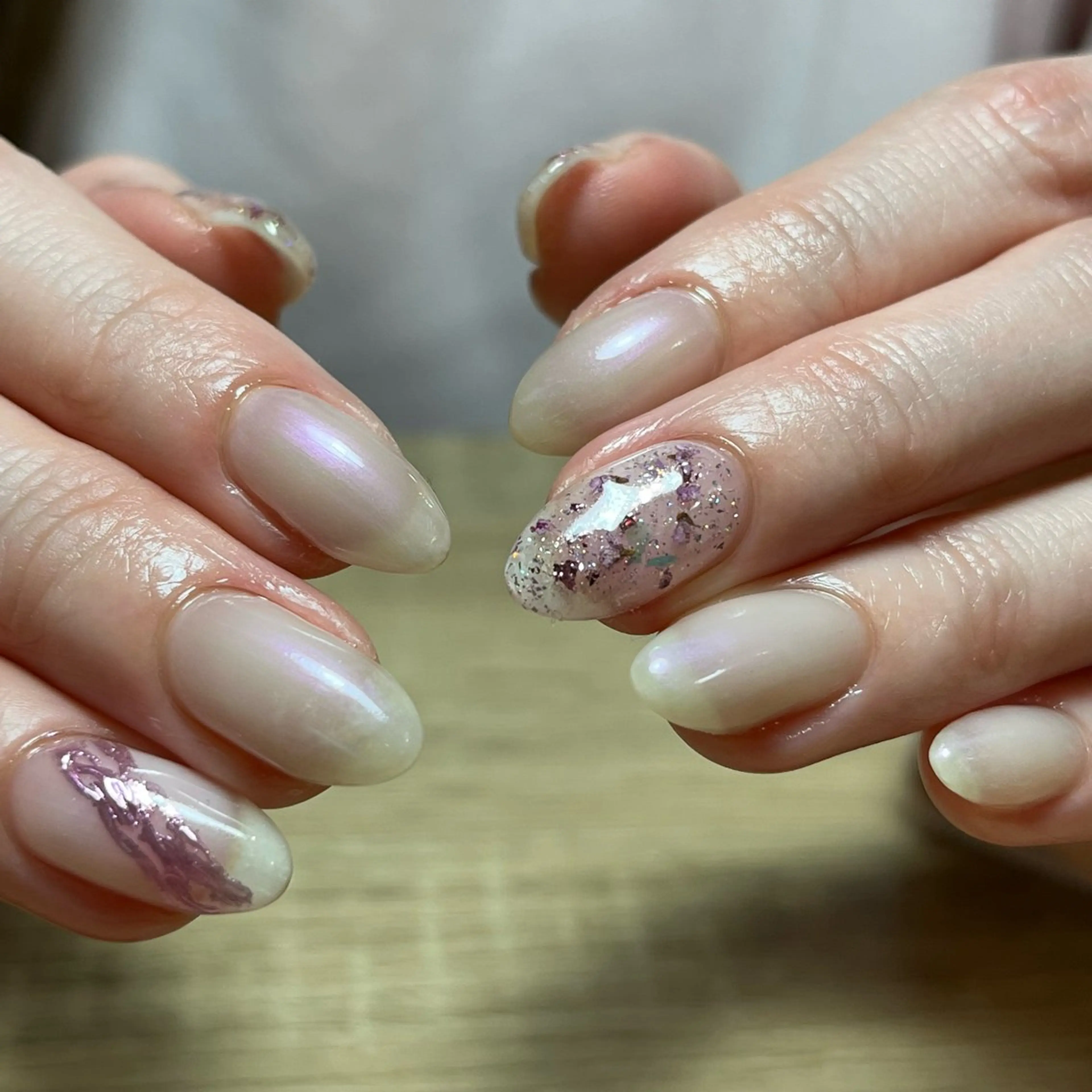 ネイル ジェルネイル パラジェル 渡邊 束紗のネイルデザイン