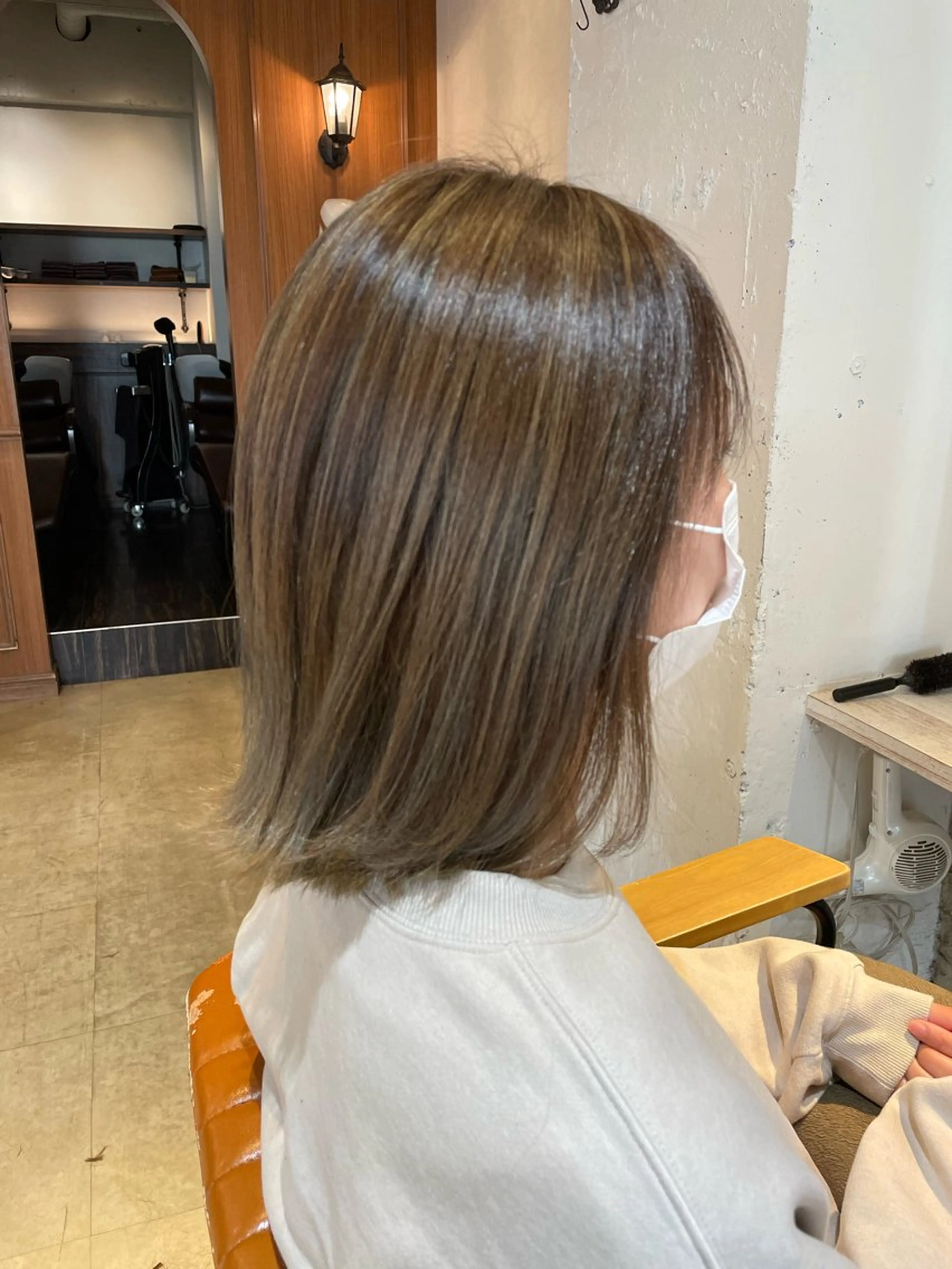 ミディアム カラー 櫻田 朴のヘアスタイル