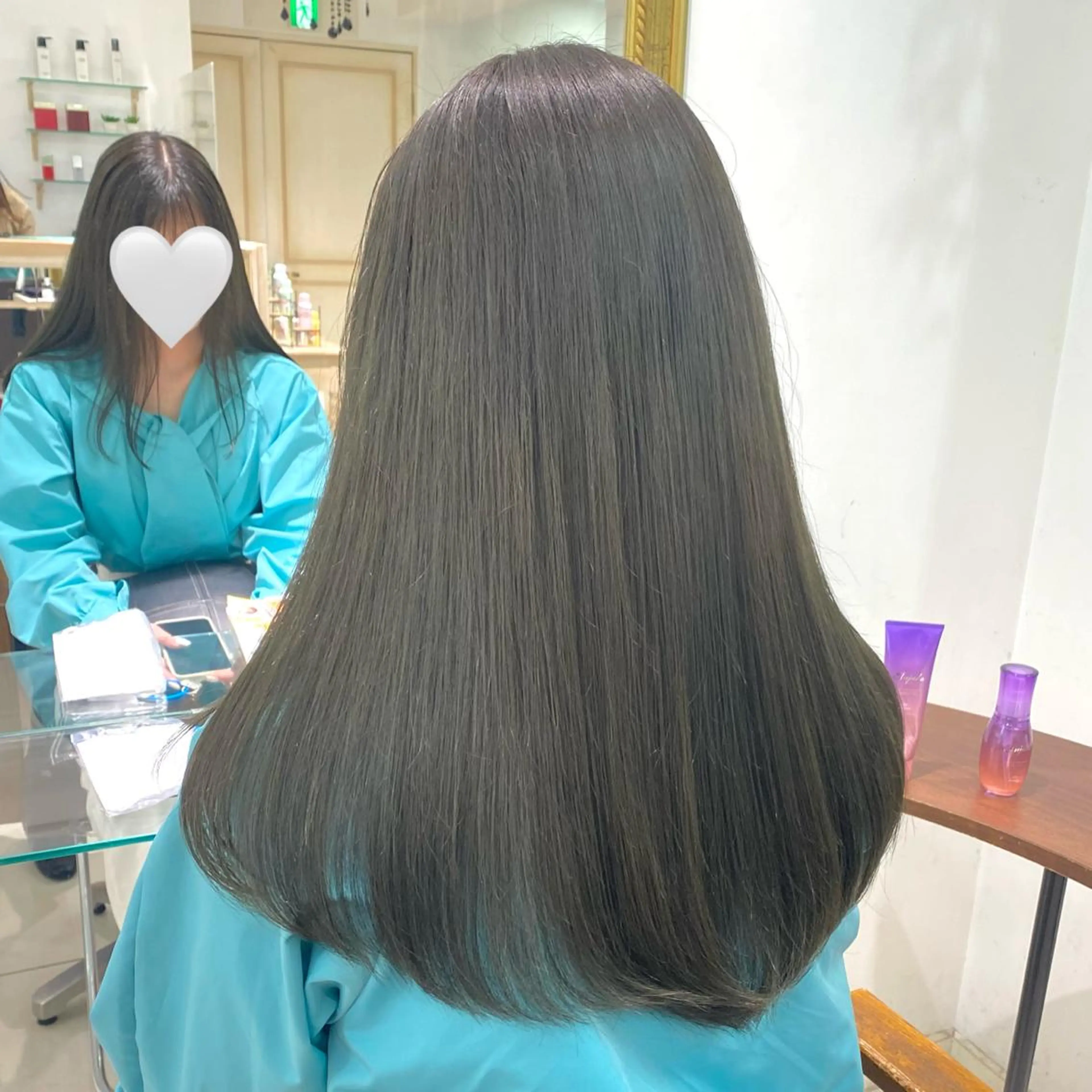 ロング カラー 透明感カラー 古山 結季🌙🖤のヘアスタイル