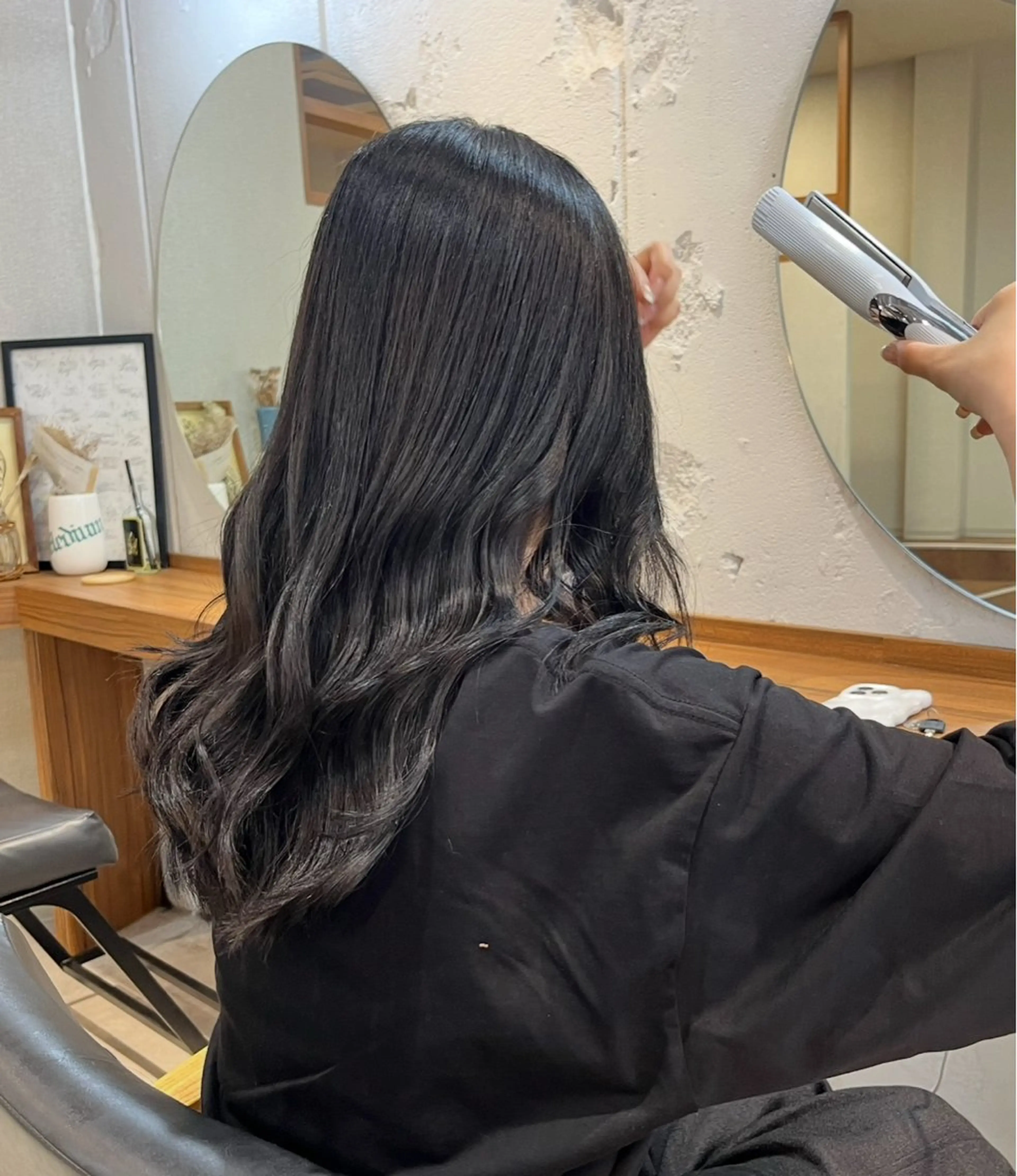 ロング カラー カット 岡本 太陽☀️のヘアスタイル