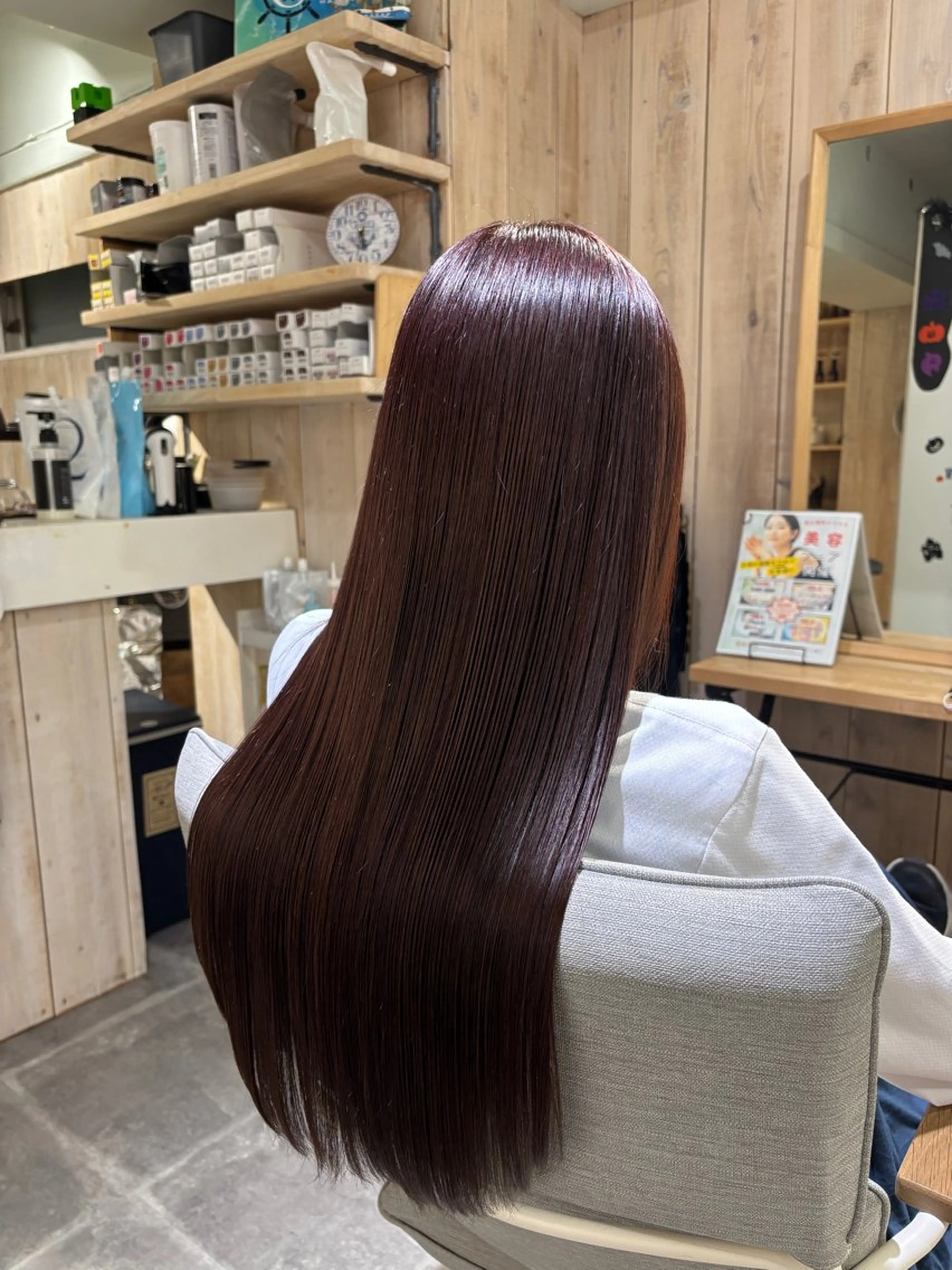 ロング カラー カット 縮毛矯正 トリートメント 髪質改善/美髪/ ヒデ【代表】のヘアスタイル