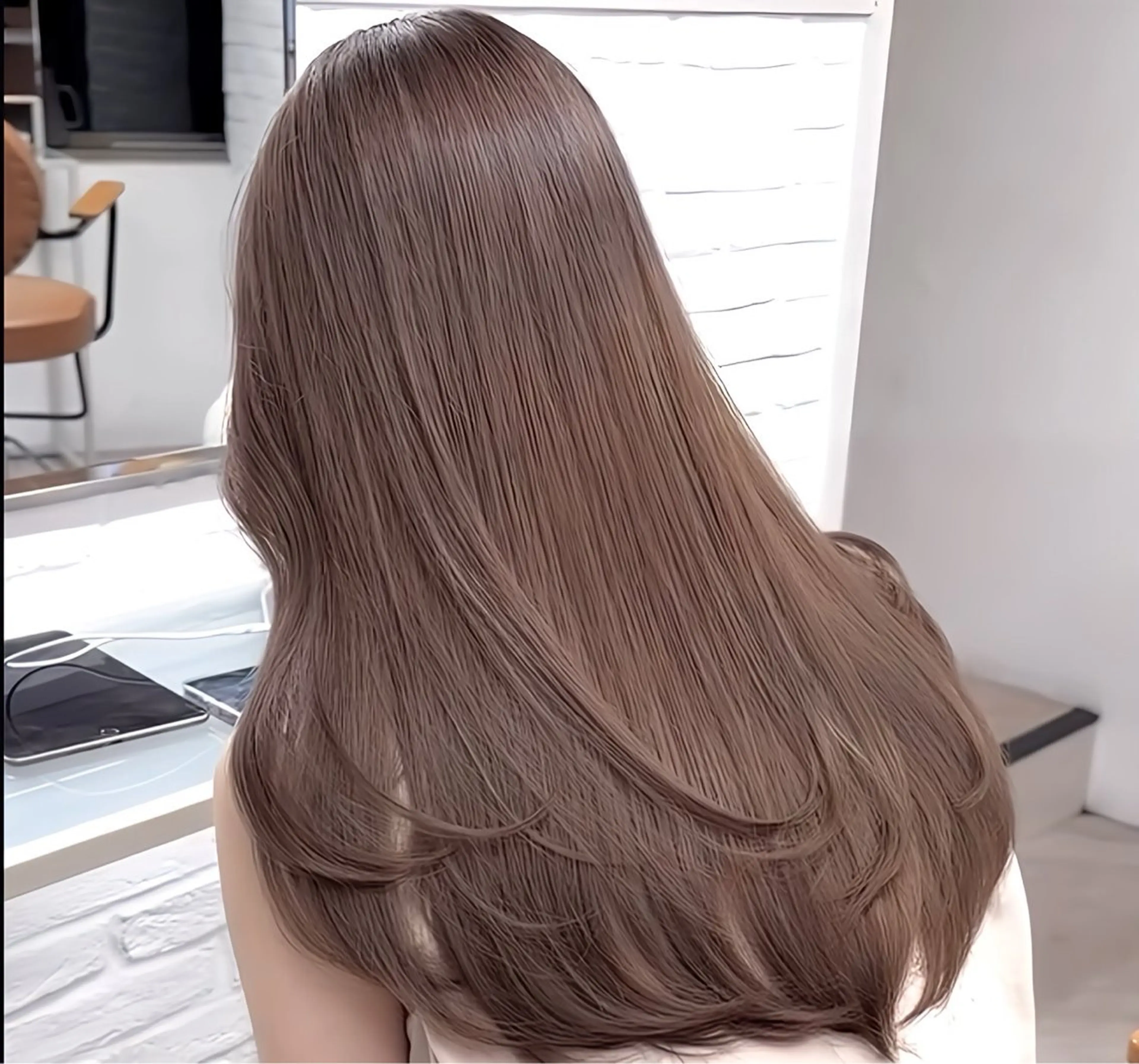 ロング カット ヘアカラー トリートメント 髪質改善/美髪縮毛矯 正のスペシャリストのヘアスタイル