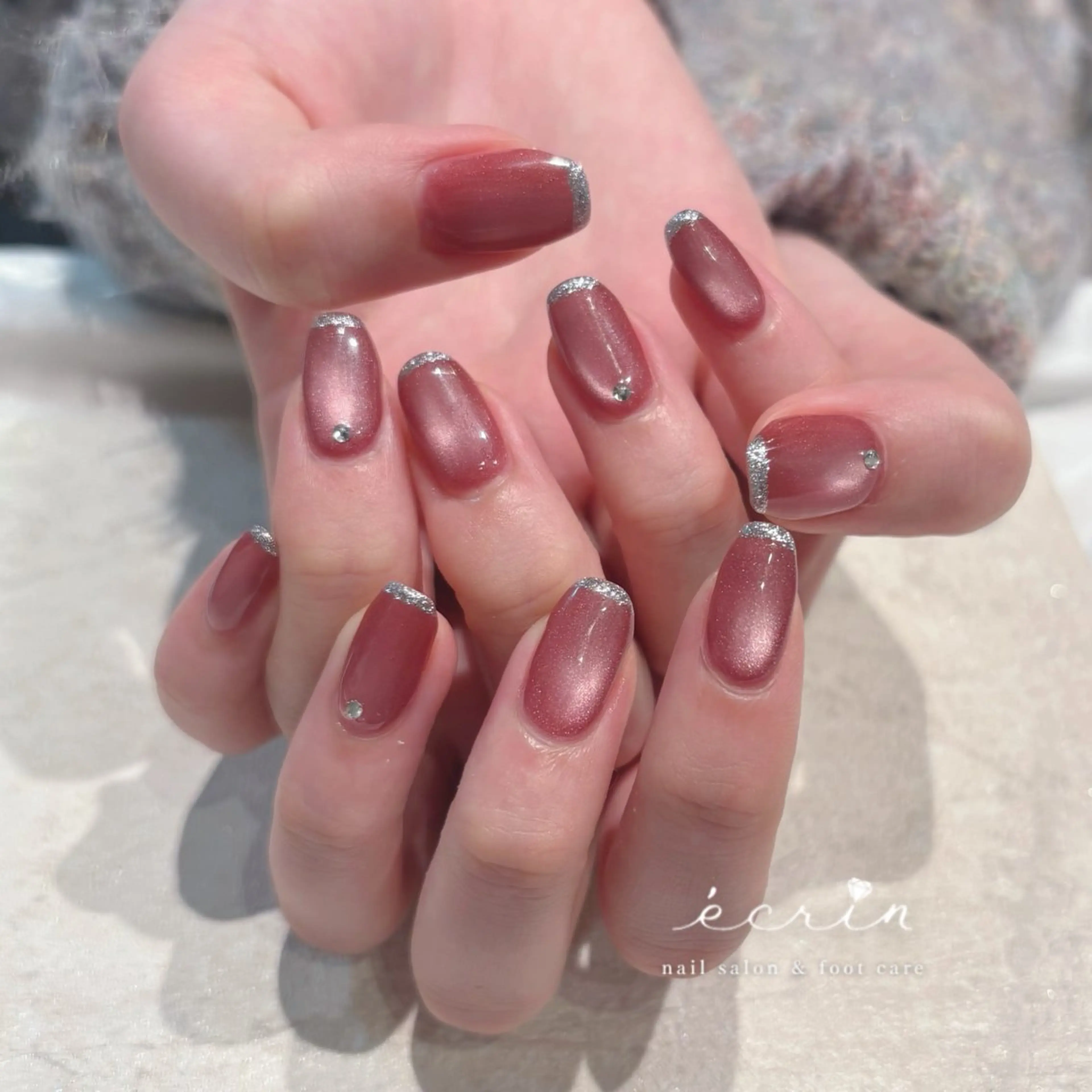 ネイル ラメ(グリッター) ecrin エクラン Haruka🌼のネイルデザイン