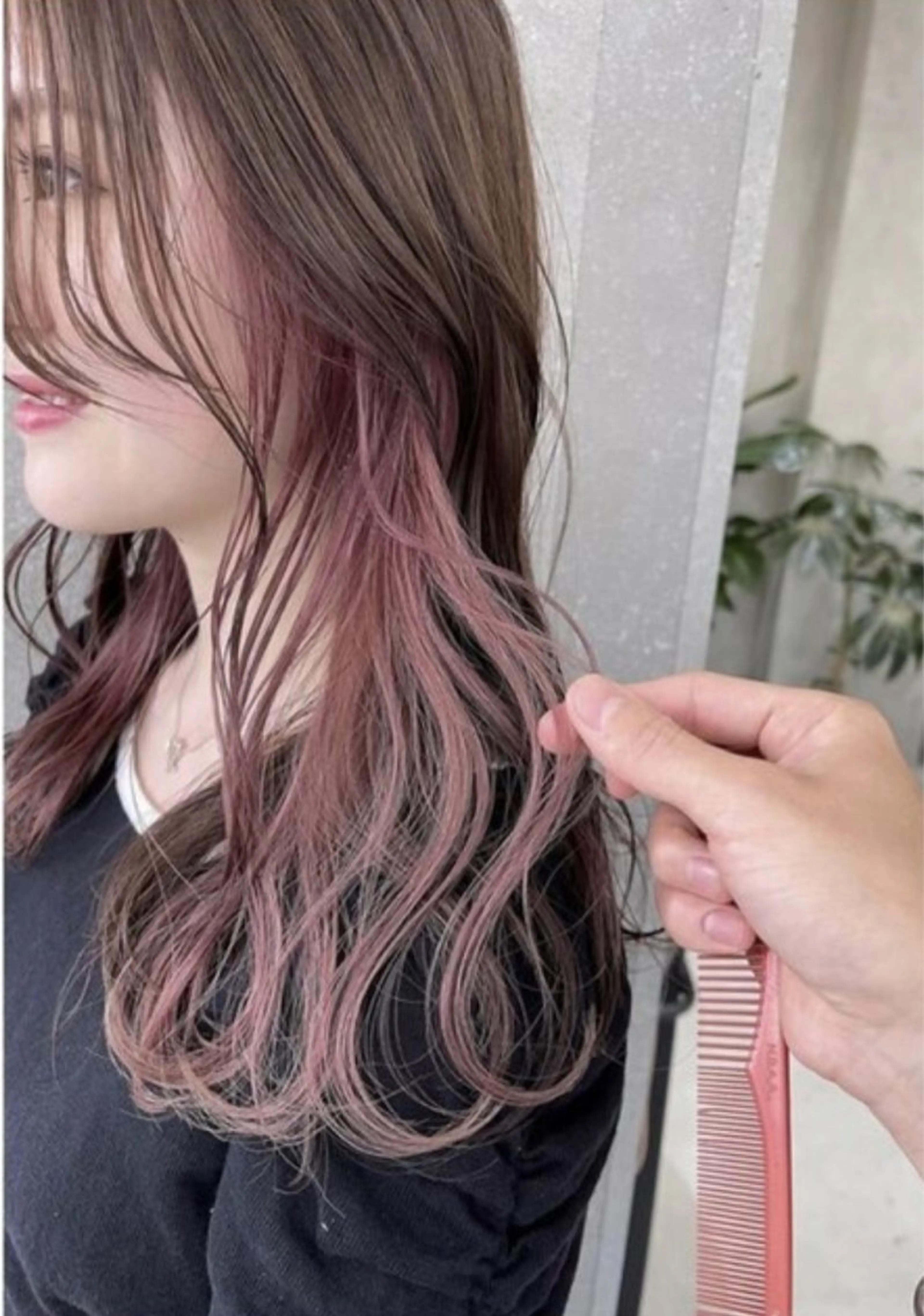 セミロング カラー カット ヘアカラー トリートメント レイヤーカット/髪質 改善/矯正🤍吉田のヘアスタイル