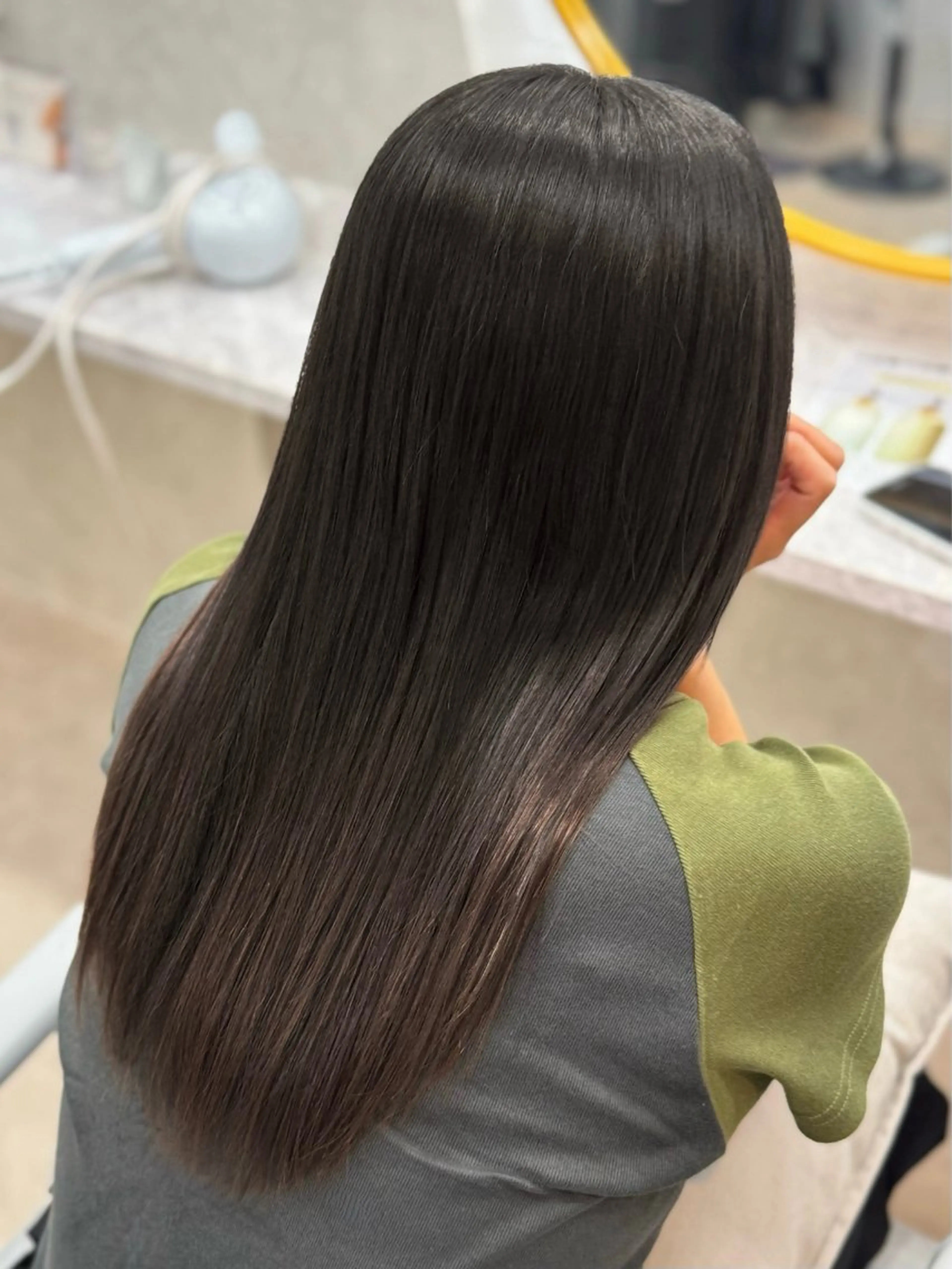 セミロング ✨レイヤーカット✨ 顔まわり✂️鎌倉楓麻のヘアスタイル