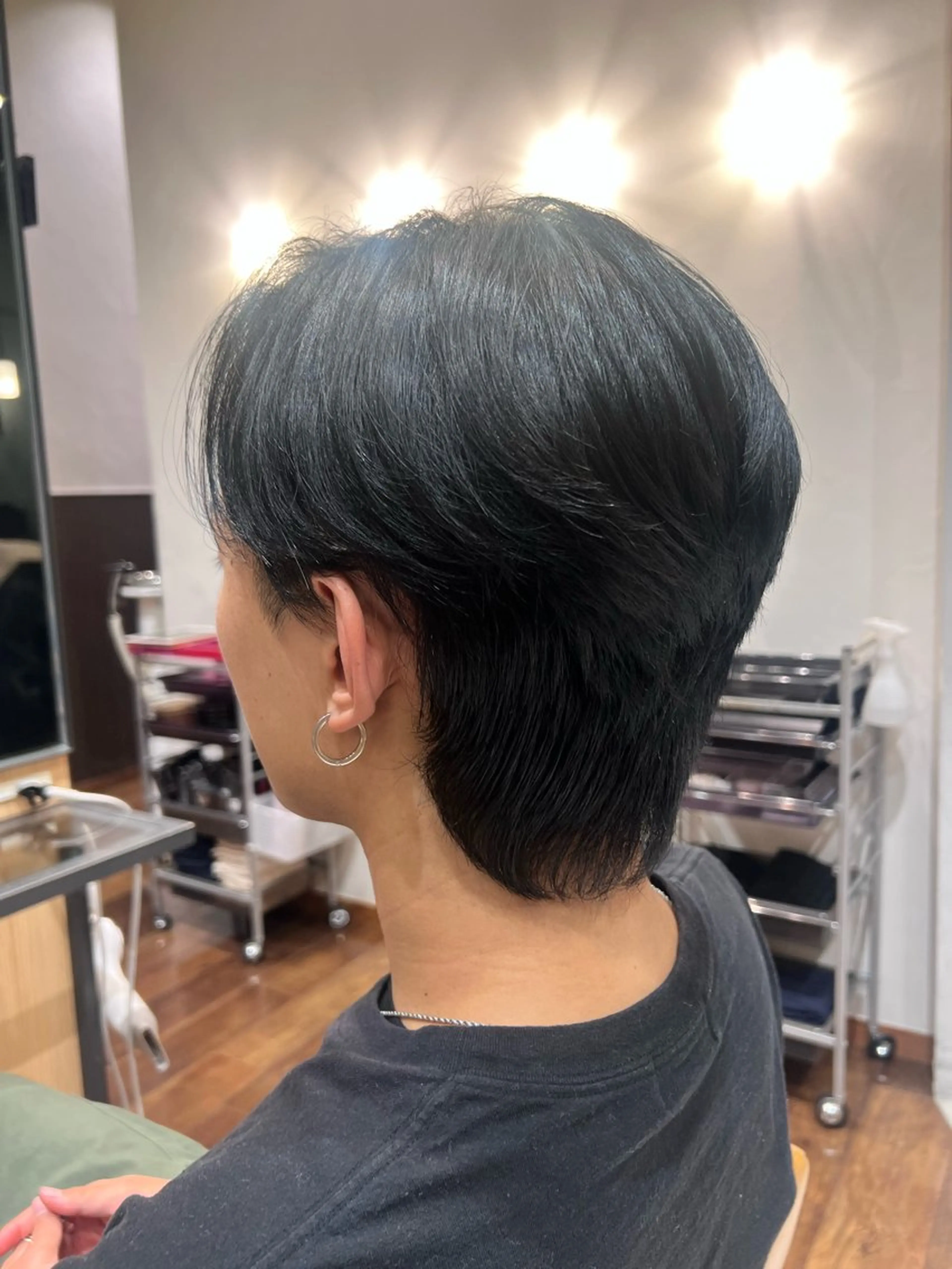 カラー メンズ 黒髪 ブルーカラー ブルーブラック 🌻井上 マリー🌻のヘアスタイル