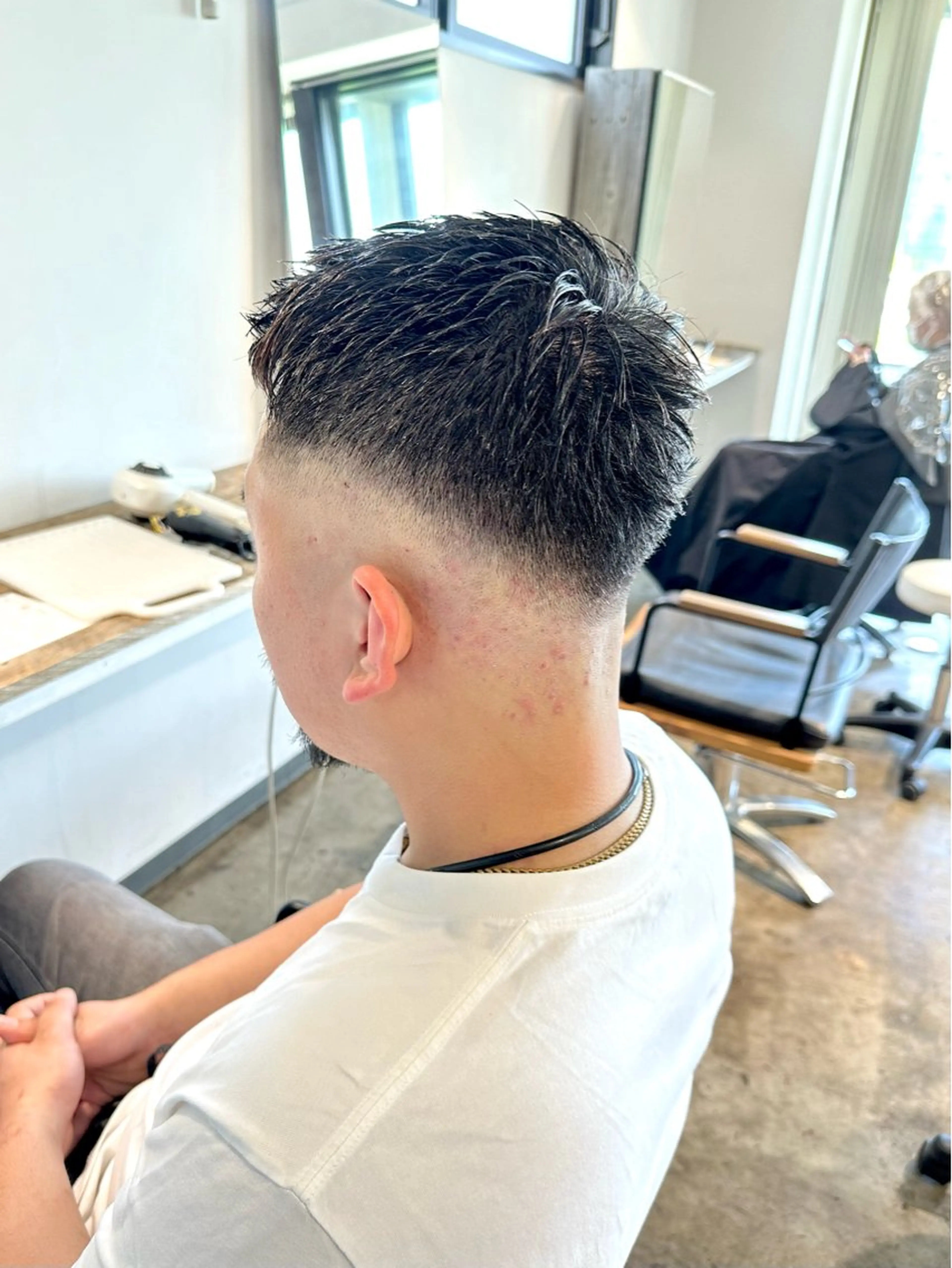 メンズ フェードカット メンズパーマ スキンフェード カット 骨格補正施術/メンズ 専門美容師/YUYAのヘアスタイル