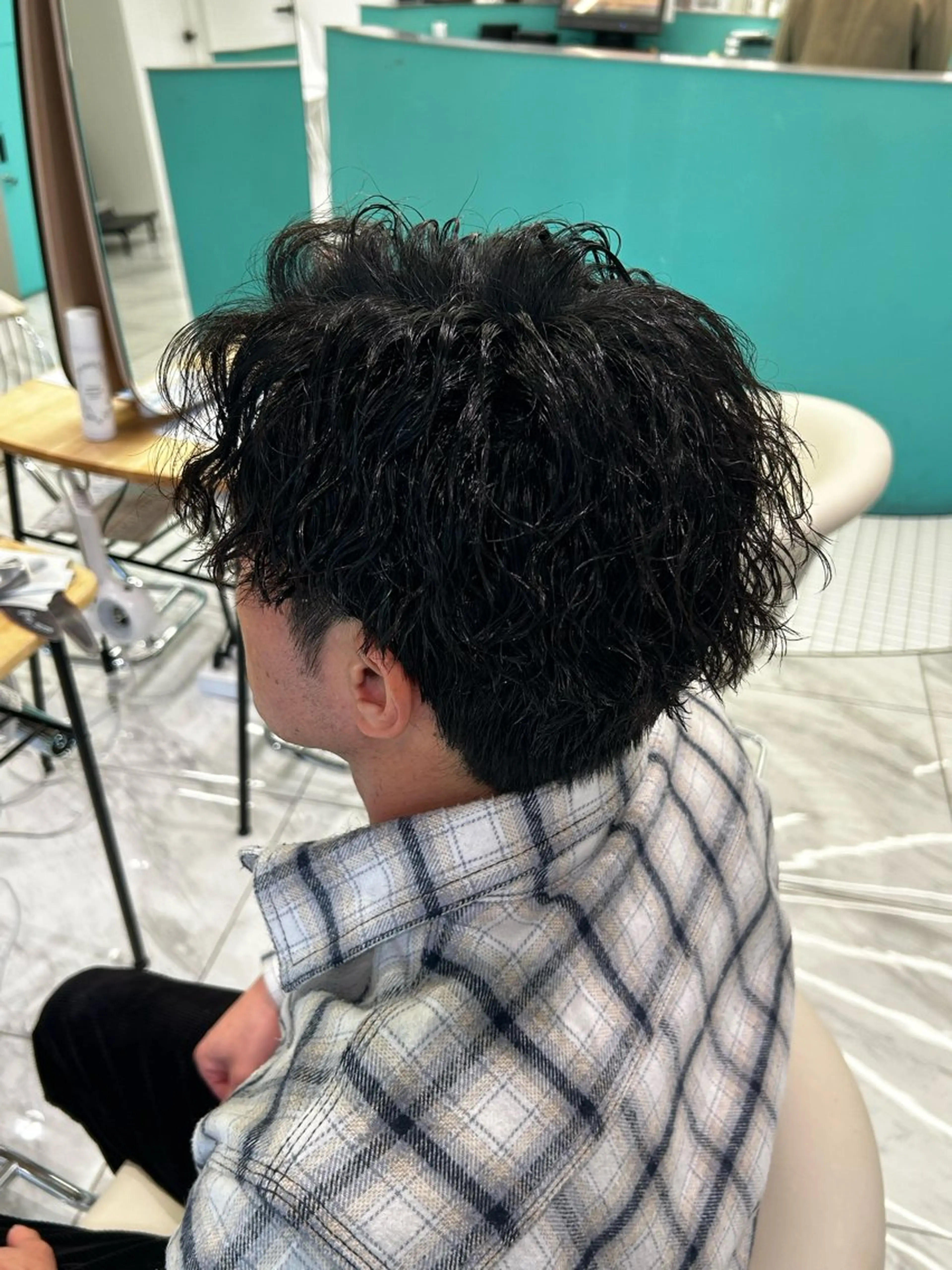 パーマ レイヤー/マツエク 💋𝑨𝑵𝑵𝑨のヘアスタイル