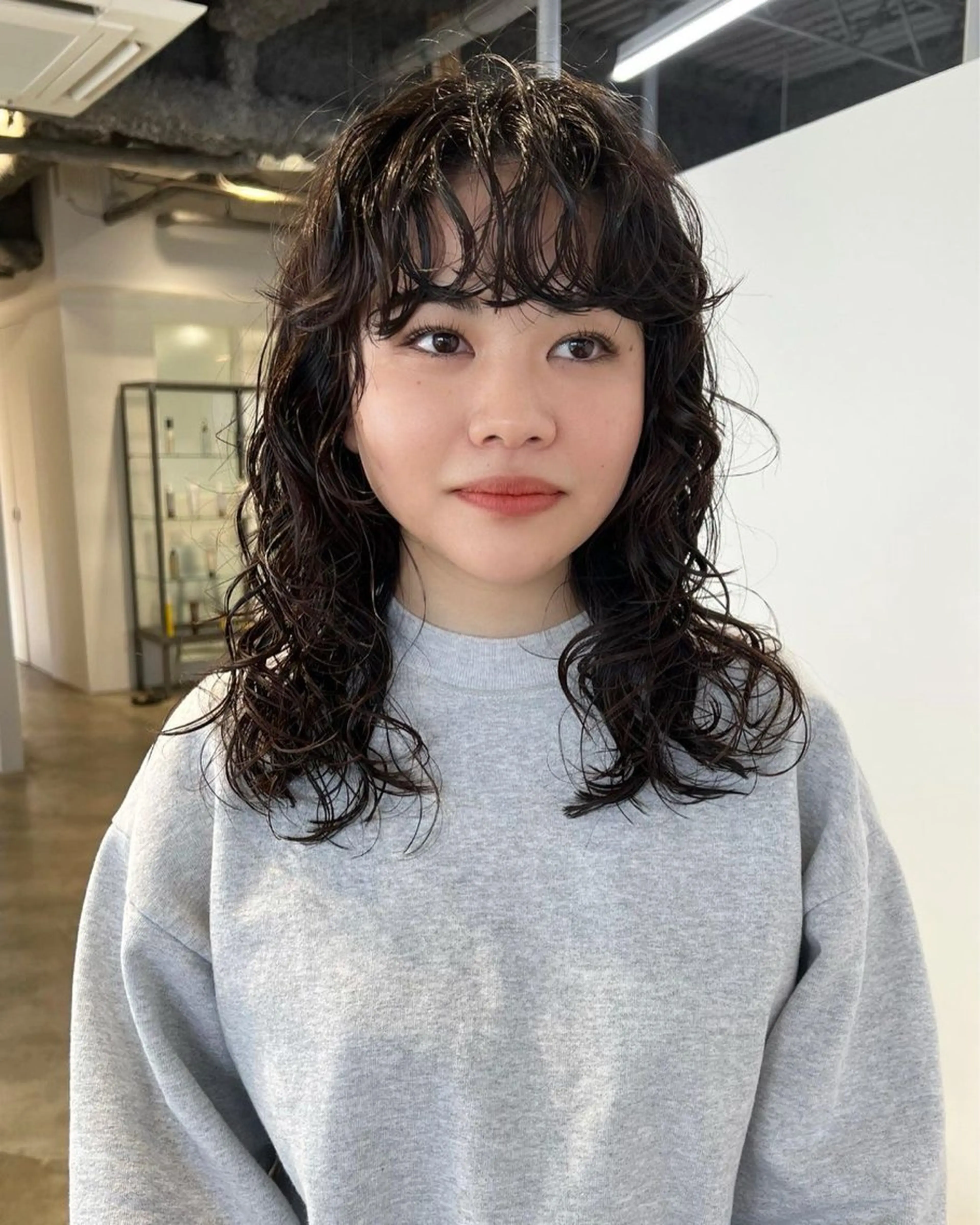 セミロング パーマ トリートメント ケアパーマ/ケアブリ ーチdaisukeのヘアスタイル