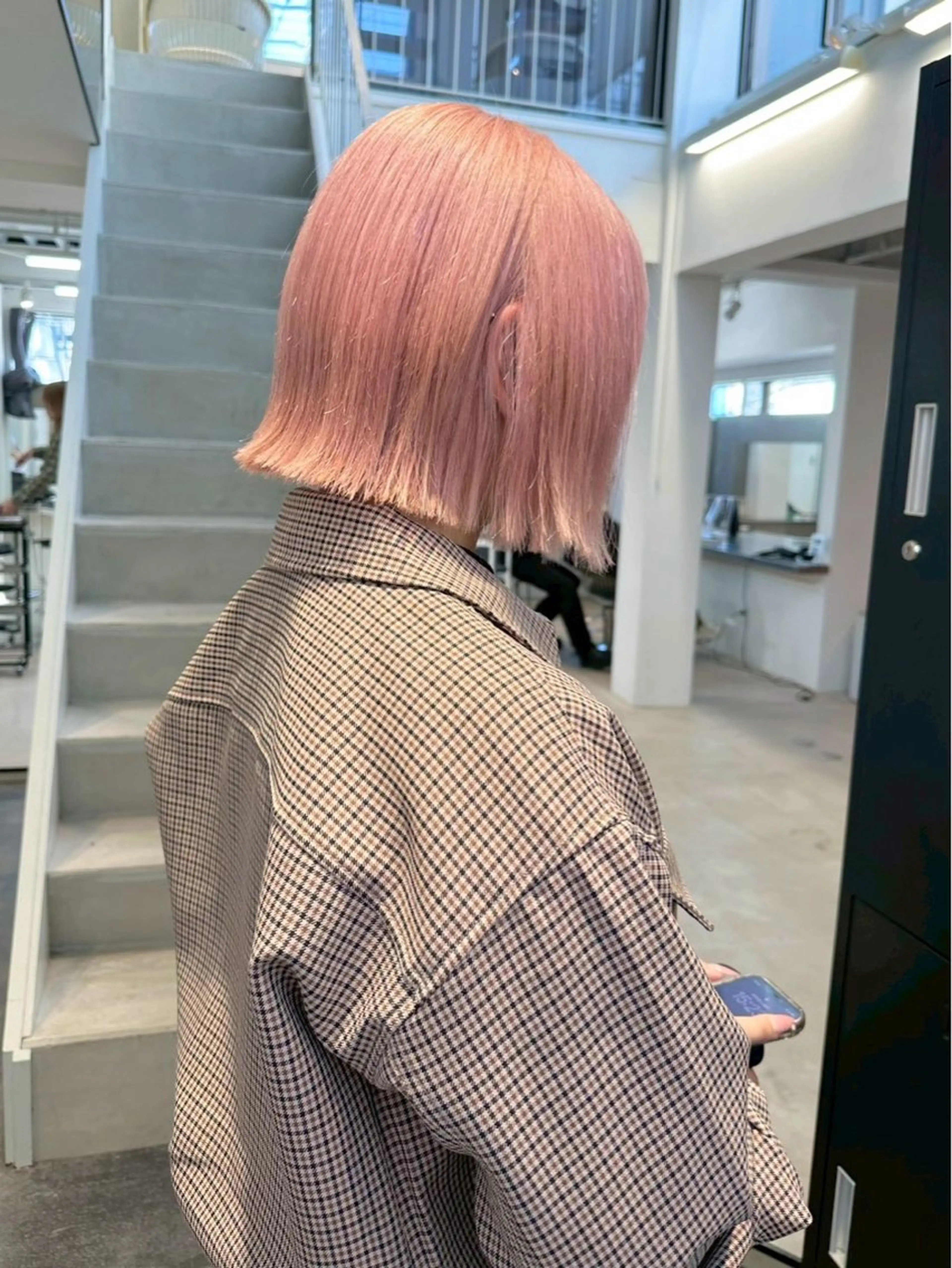 ミディアム ヘアカラー nanami lucktokyoのヘアスタイル