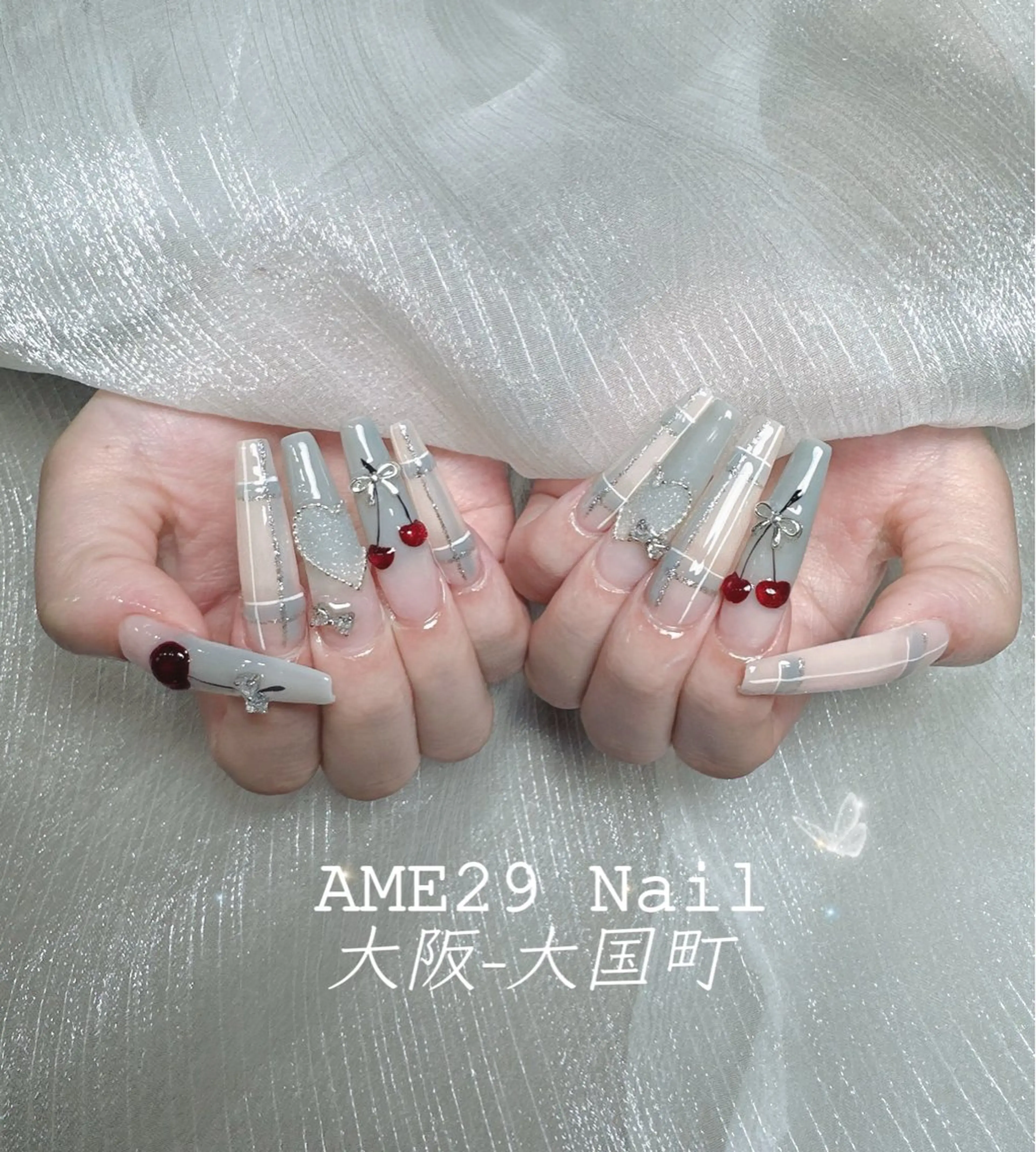 ネイル ジェルネイル ロングネイル ワンカラーネイル シンプルネイル AME29 Nail ネイルサロンのネイルデザイン