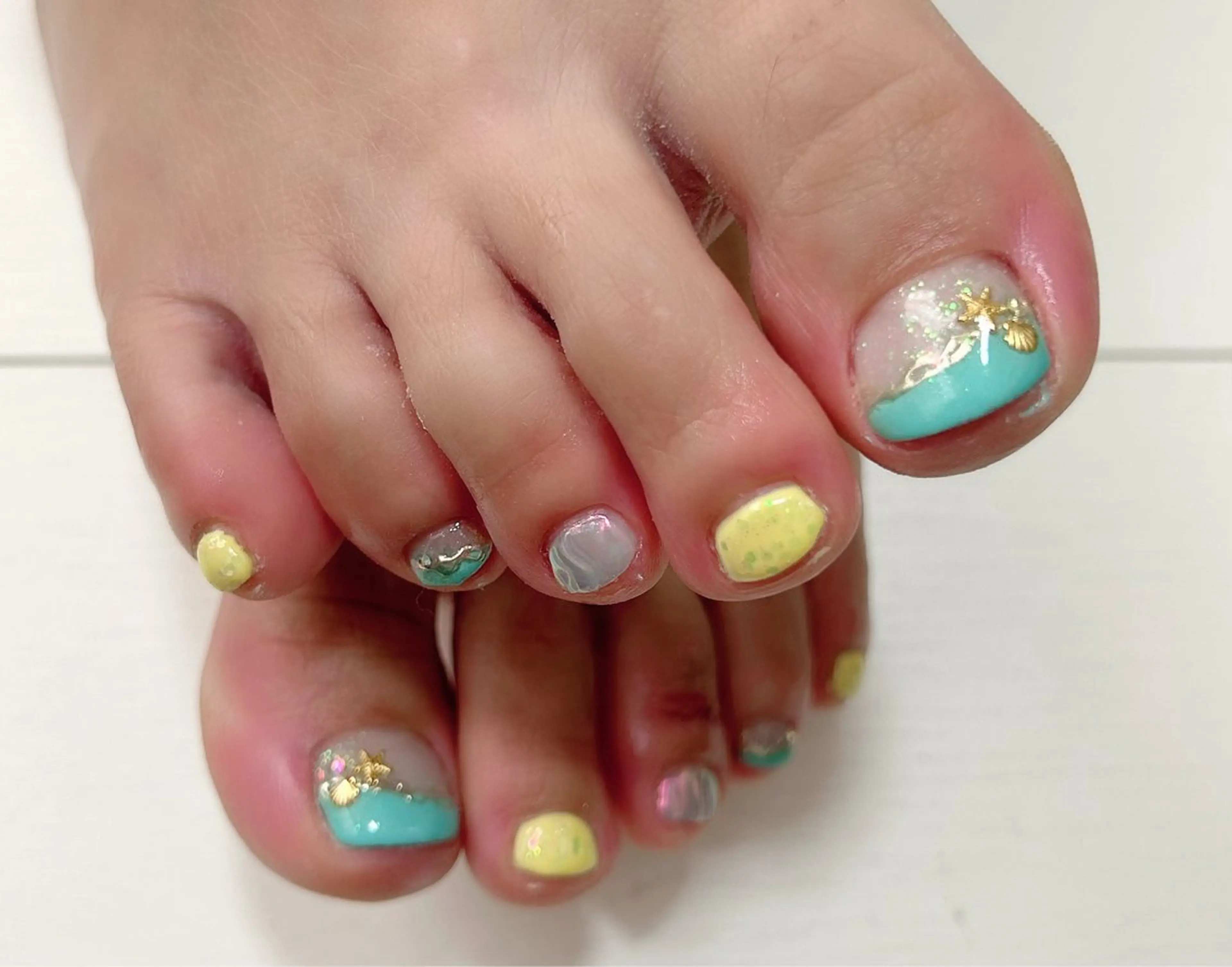 ネイル アートネイル オーロラネイル チークネイル フットネイル フレンチネイル Nail Salon Ｄream Mamのネイルデザイン