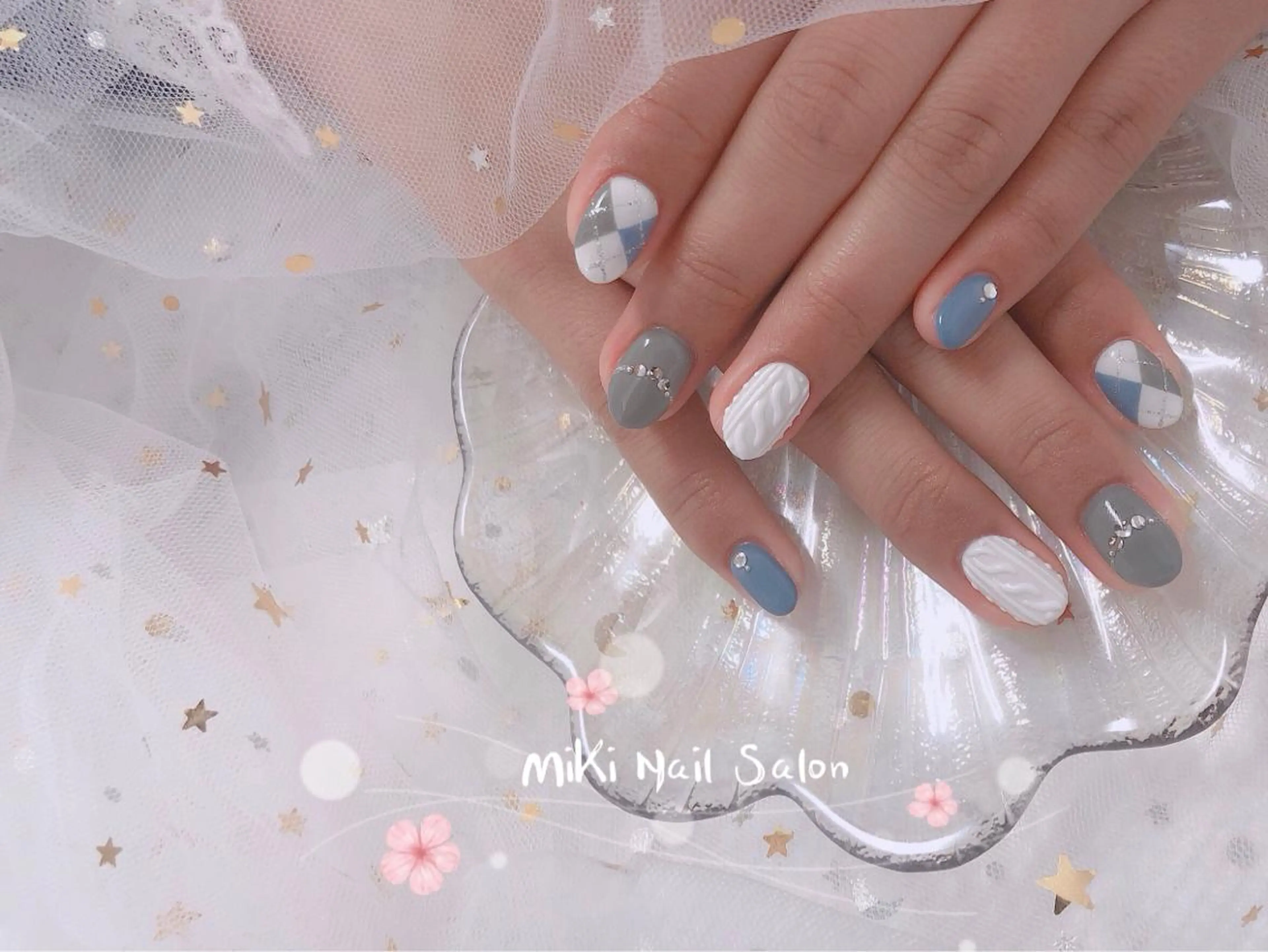 ネイル MiKi Nai池袋 長さだし得意のネイルデザイン