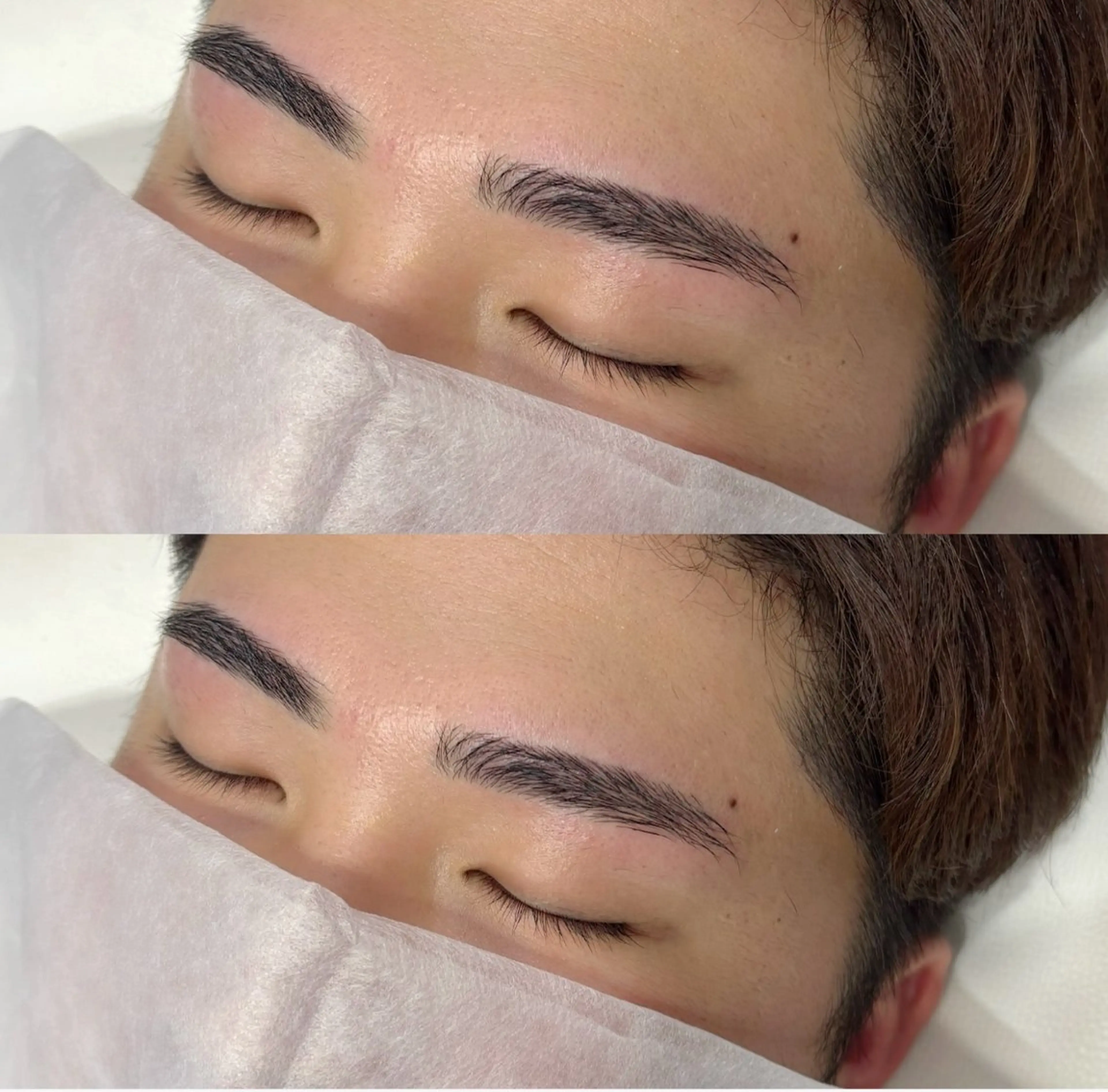 メンズ アイブロウ WHITE LASH yuiのマツエク・マツパデザイン