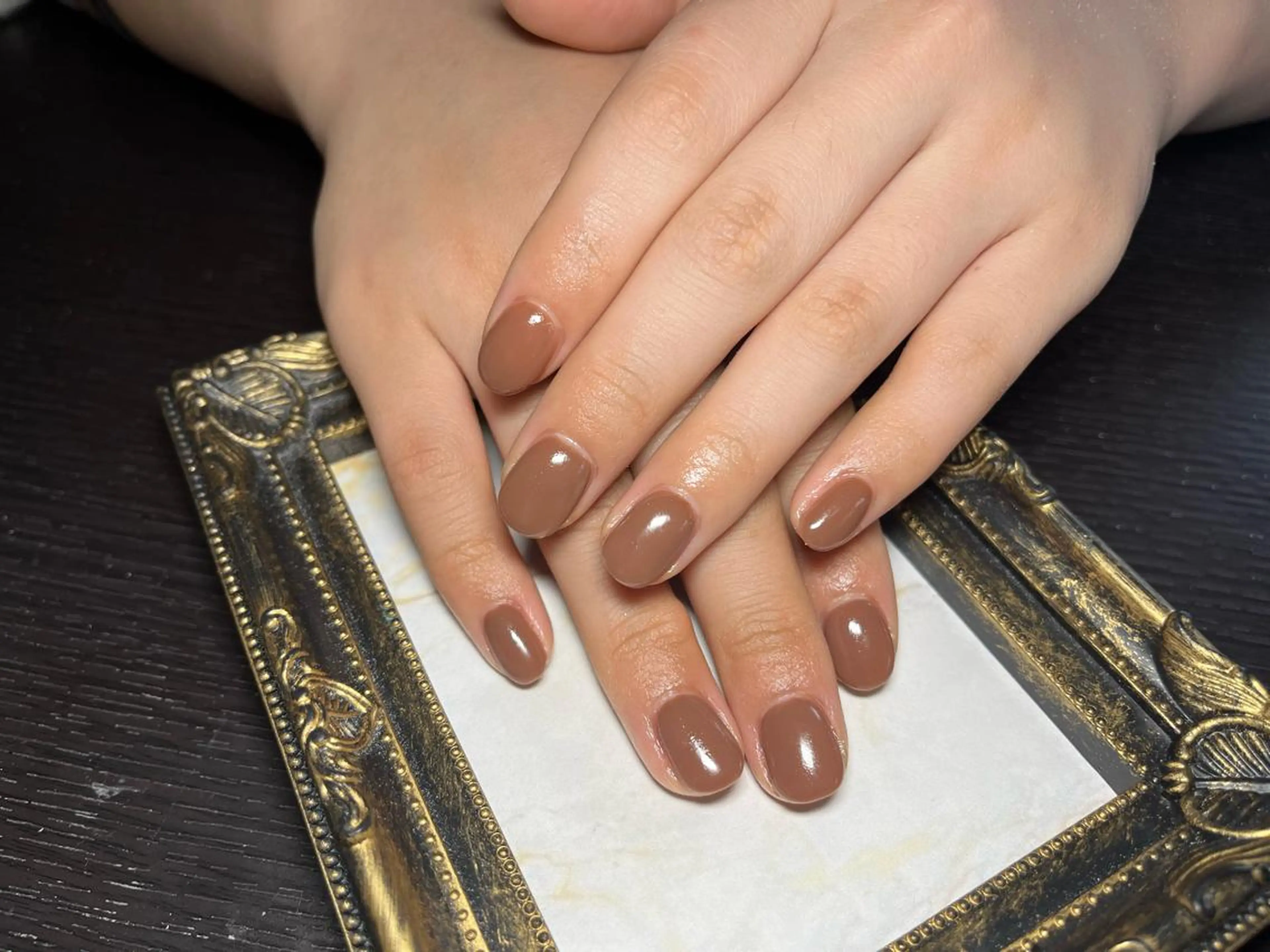 ネイル ワンカラーネイル Nail salon Caco.のネイルデザイン