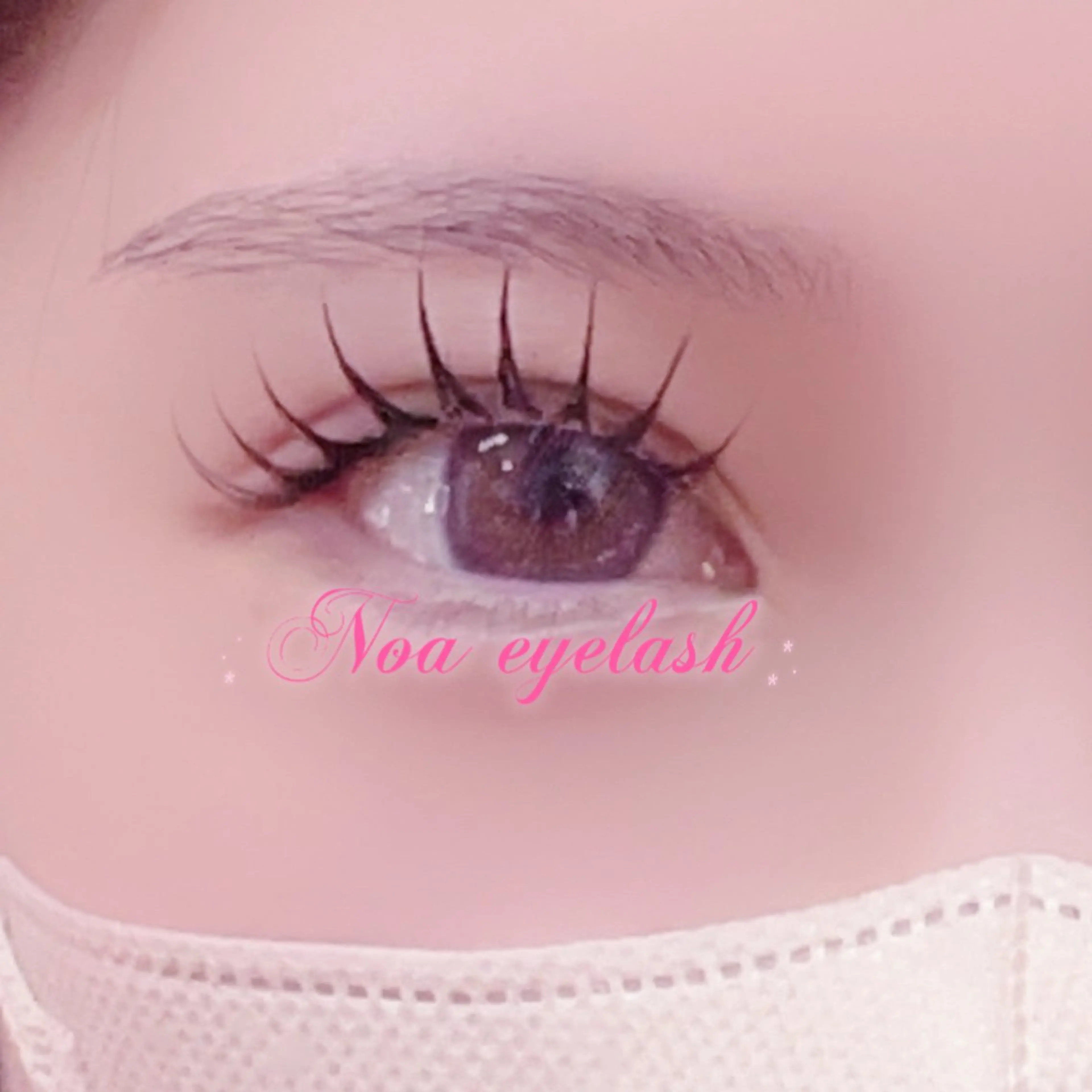 マツエク・マツパ ナチュラル 一重×まつ毛パーマ マツエク Noa eyelashのマツエク・マツパデザイン