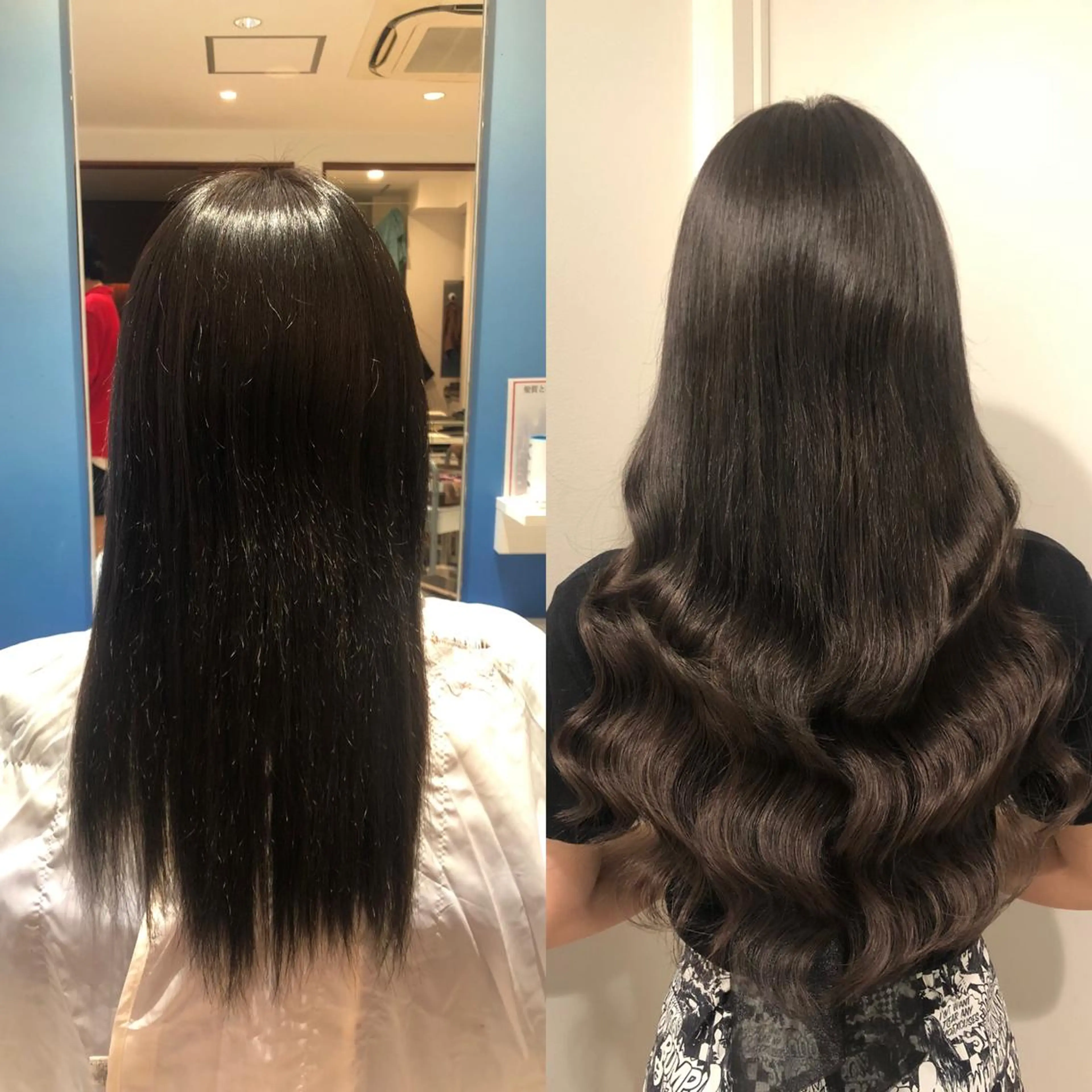 ロング カラー シールエクステ ダブルカラー ハイライトカラー インナーカラー エクステ ヘアカラー エクステ 🧡艶髪ちゅるん髪 🫧🧡YUKI❄️のヘアスタイル