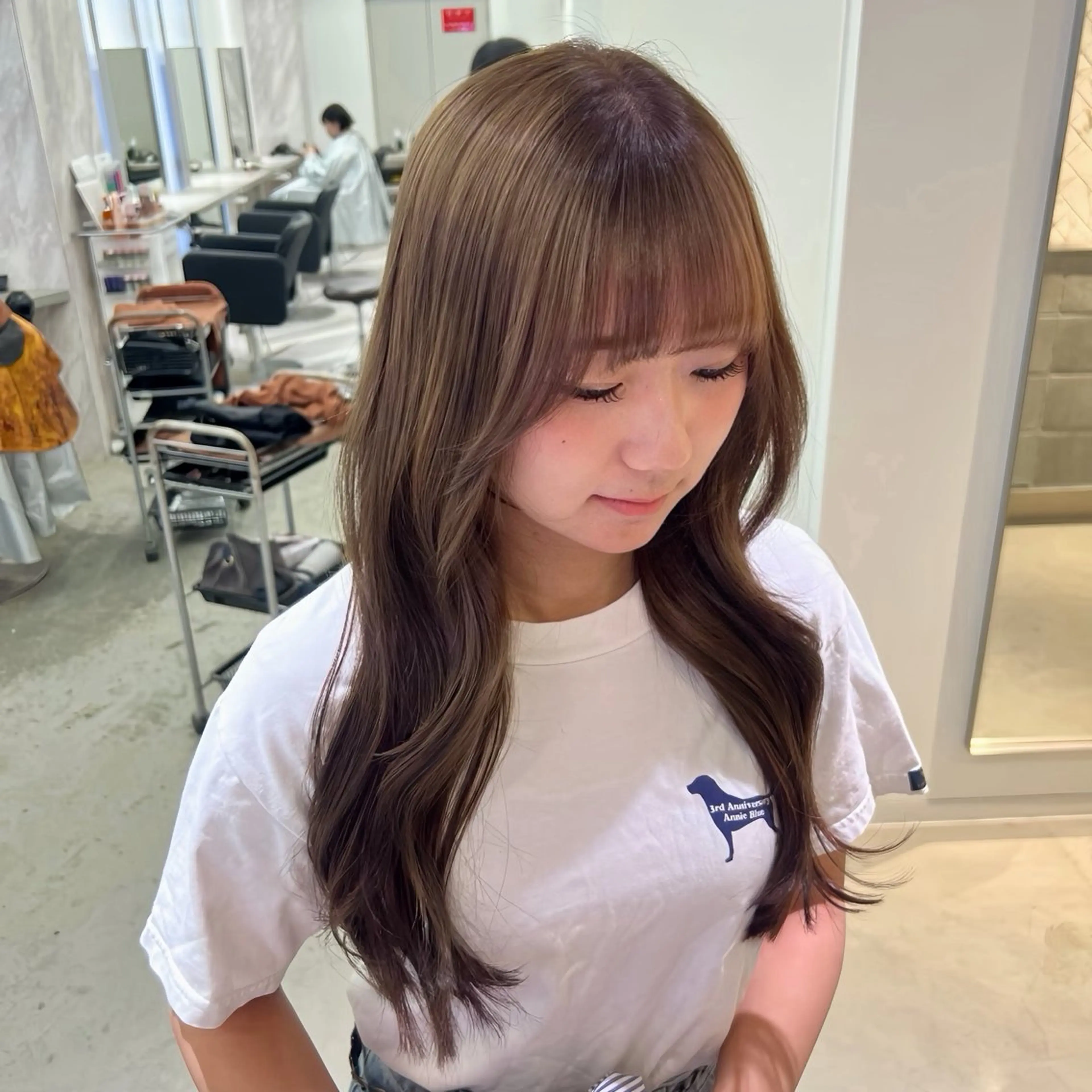 カラー カット ヘアカラー トリートメント EIGHT　樹梨 ／韓国ヘア🩶のヘアスタイル