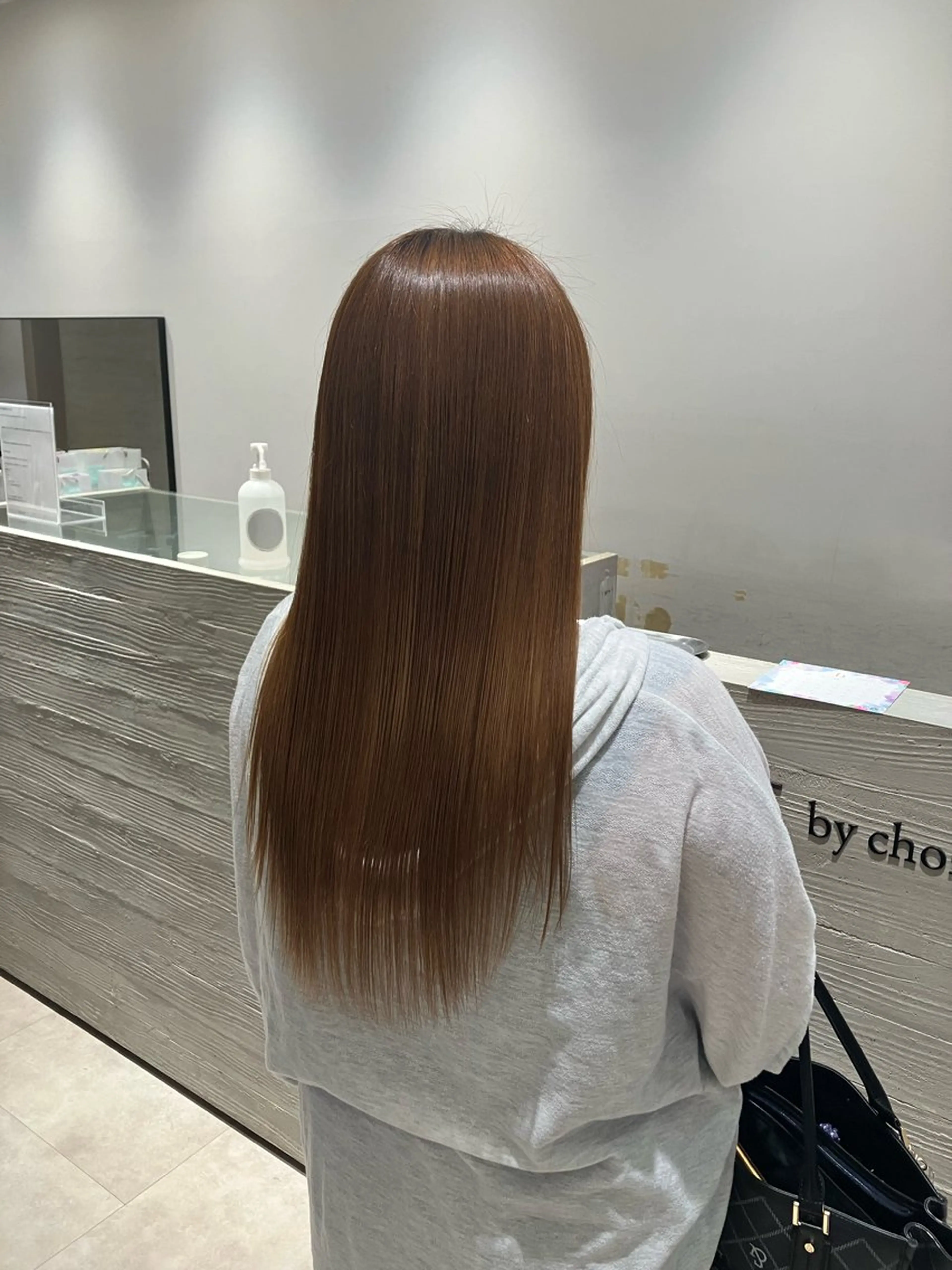 ロング サキ🤍ハイトーン 🩰くびれ巻きヘアのヘアスタイル