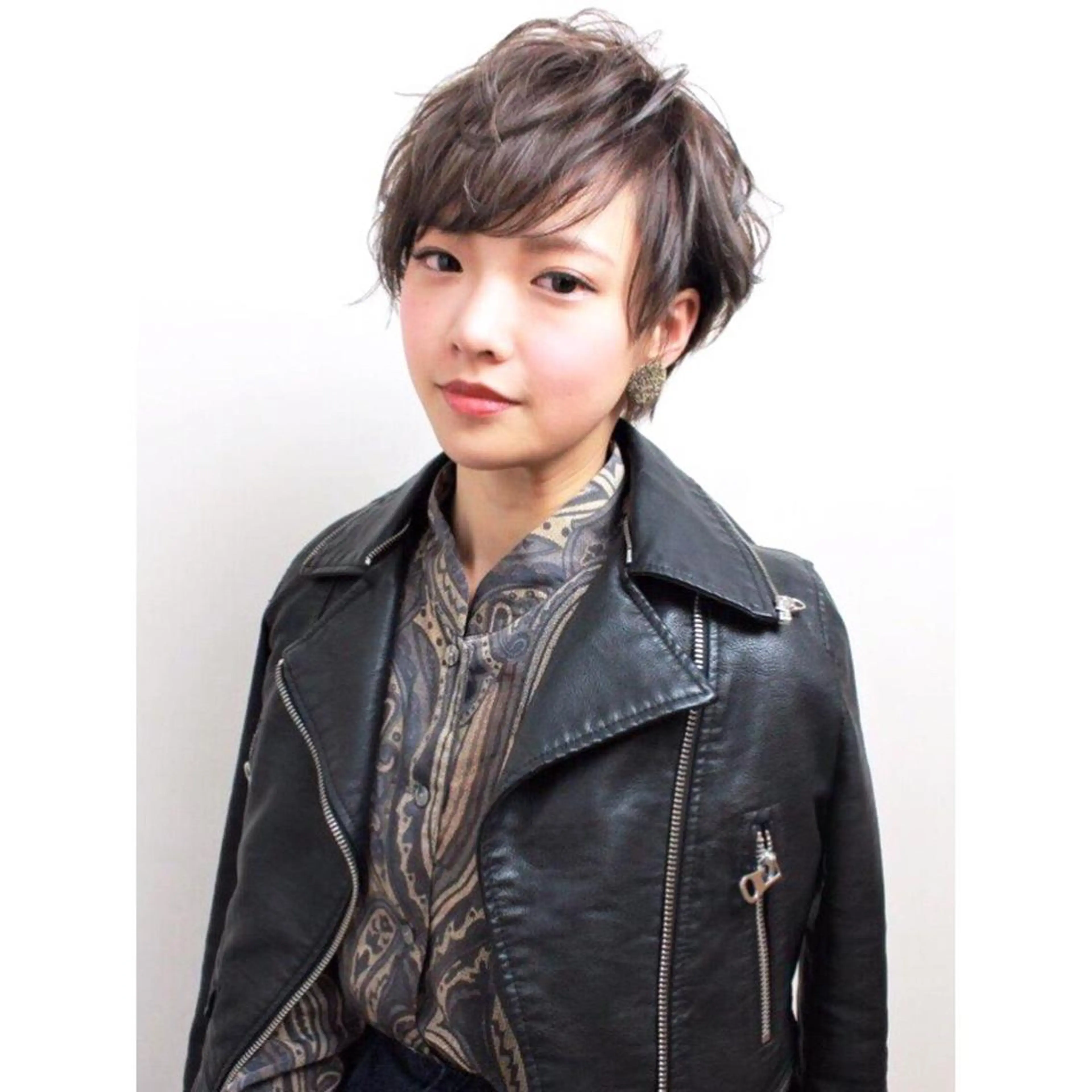 ショート カラー パーマ ショートヘア 牧野美波💎ショート ヘア/カット/天神のヘアスタイル