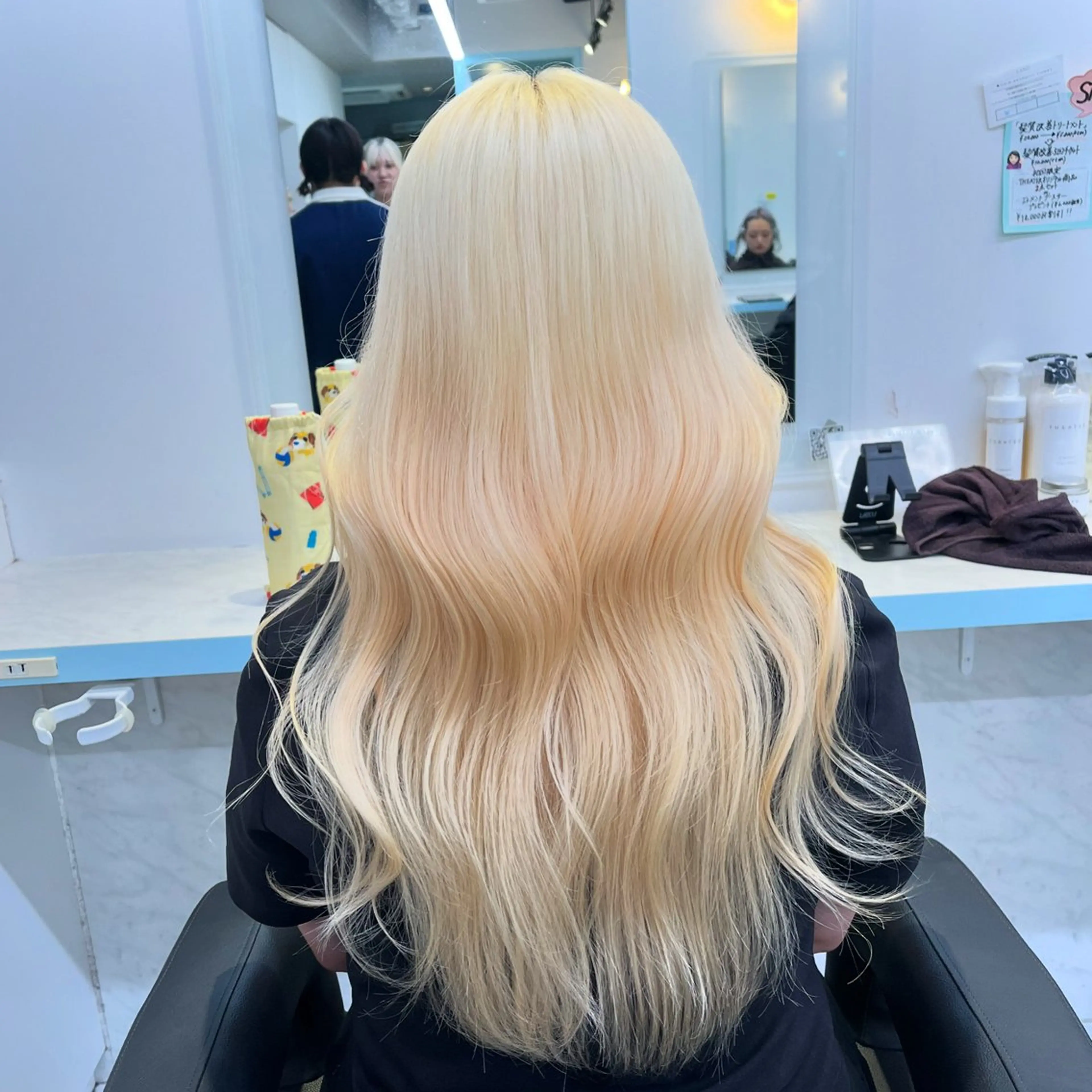 ロング カラー ヘアカラー トリートメント ブリーチカラー 🩵MIZUKIのヘアスタイル