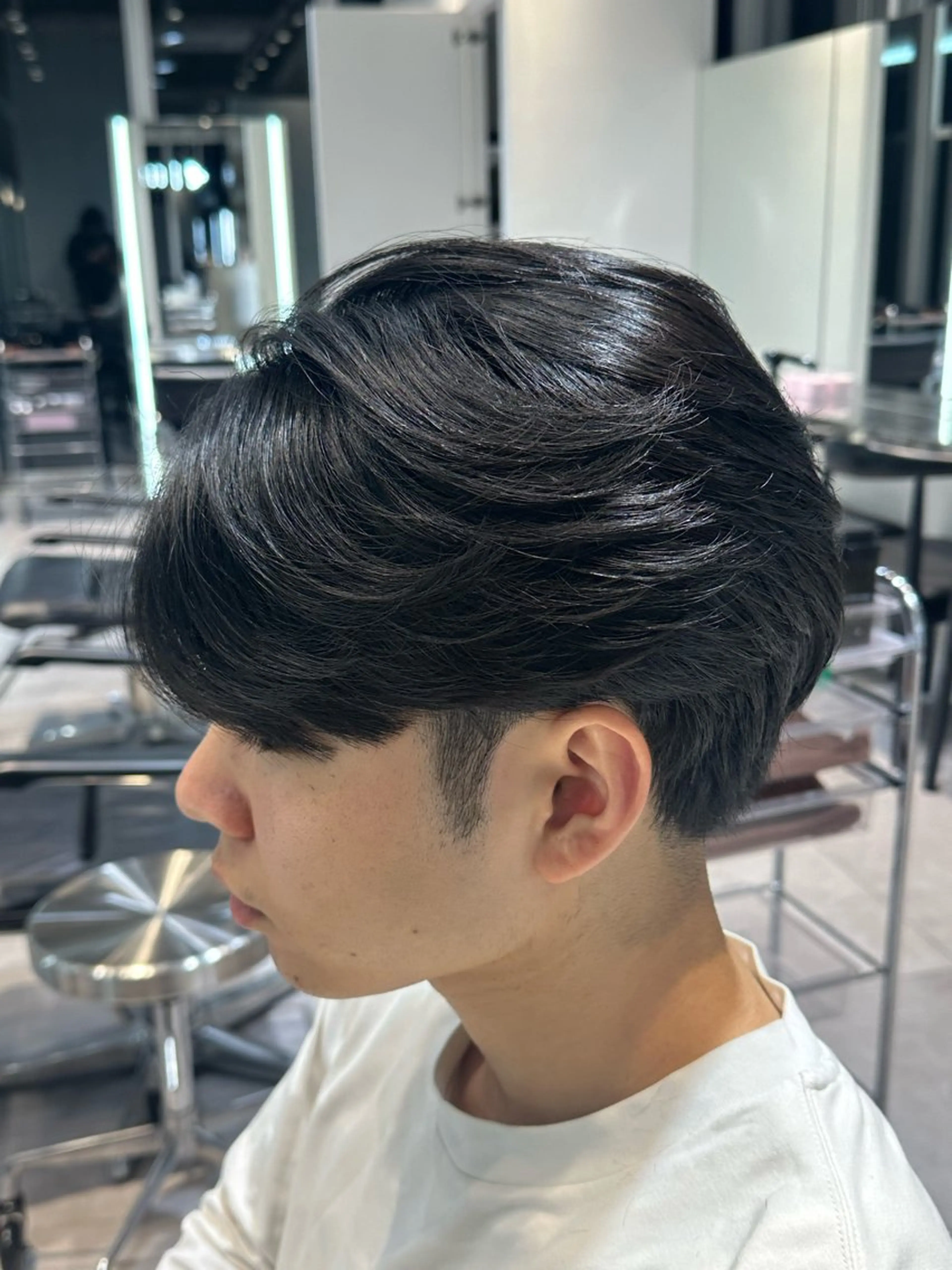 ショート メンズ 縮毛矯正 似合わせパーマ🔥 河浪  大智のヘアスタイル