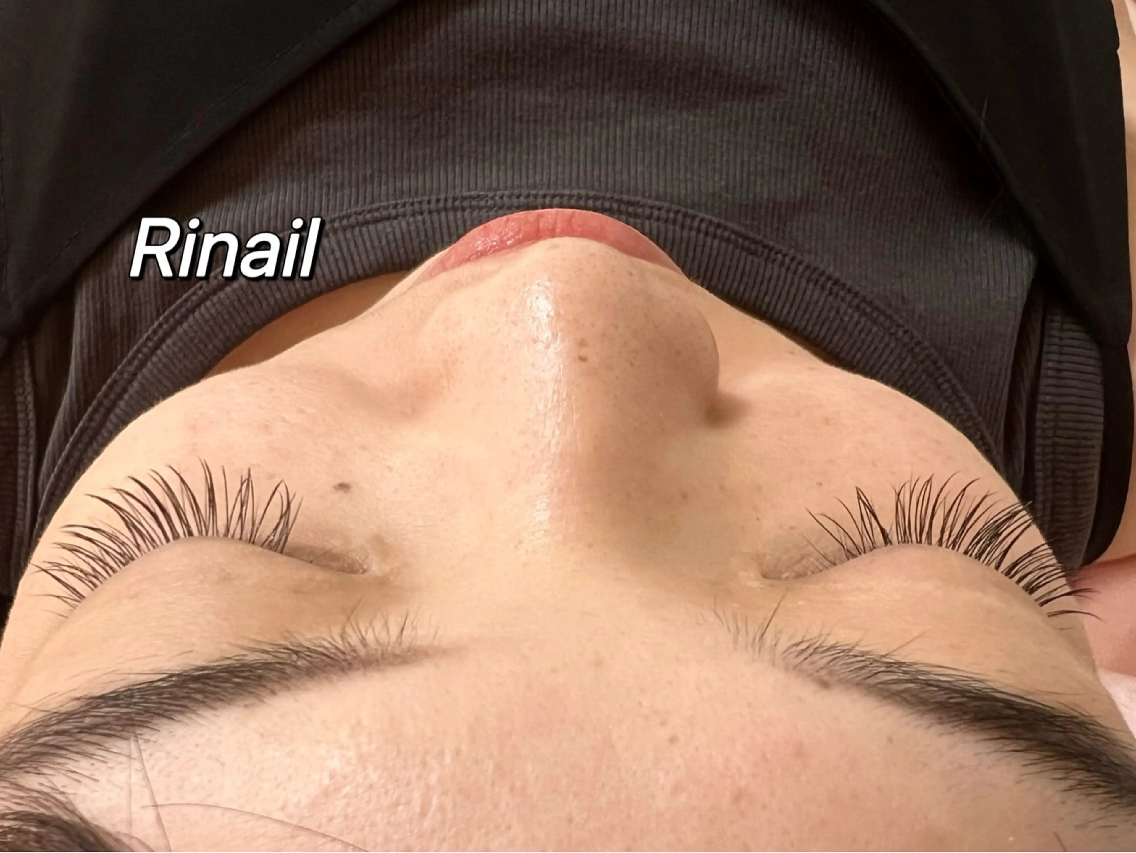 マツエク・マツパ バインドロック ナチュラル パリジェンヌラッシュリフト まつげパーマ 下まつげエクステ YK Rinのネイルデザイン