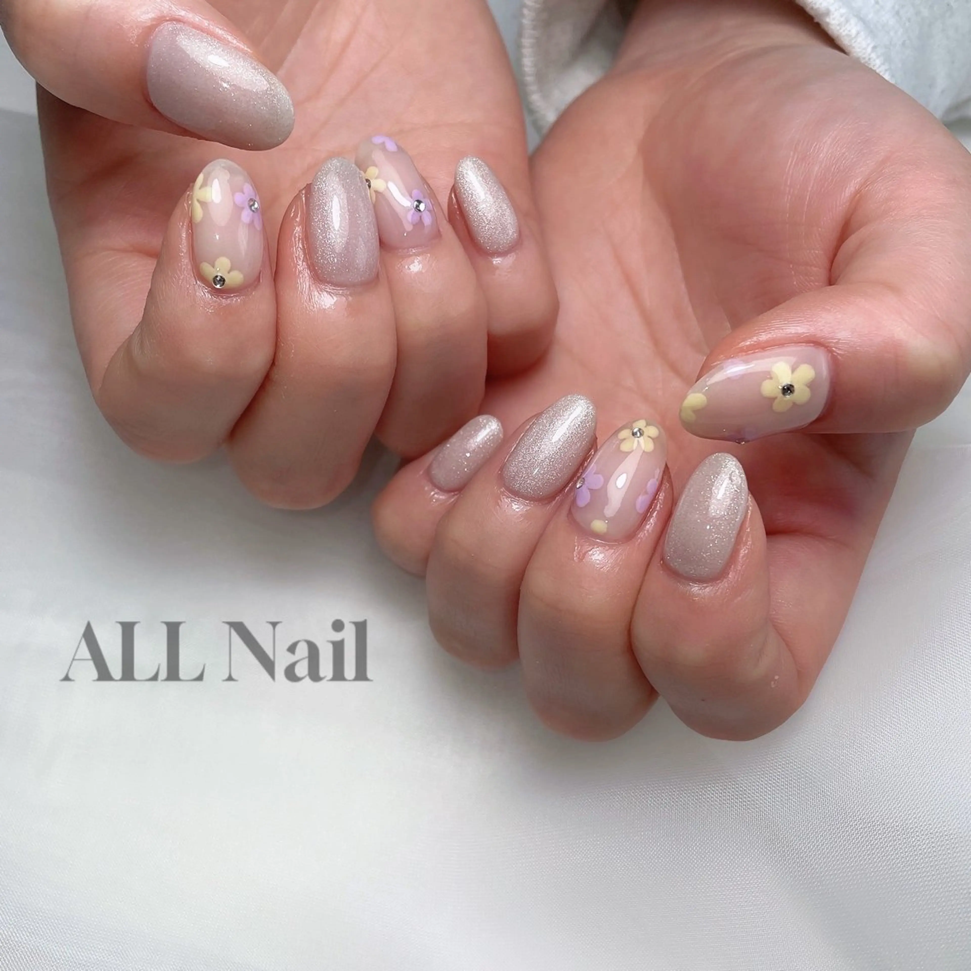 ネイル フラワーネイル パステルネイル ALL Nail &whiteningのその他イメージ