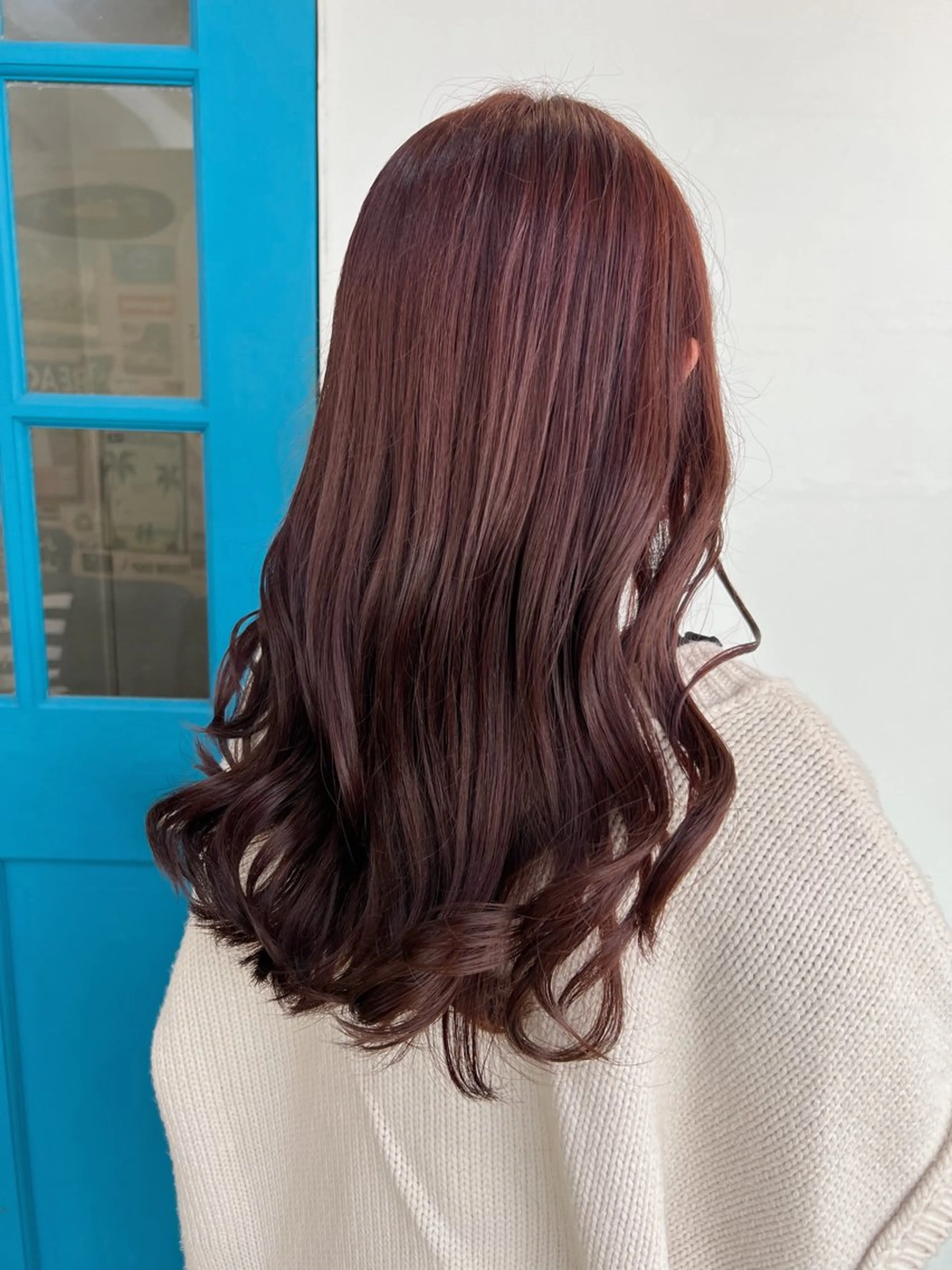 ロング カラー ブリーチ 透明感カラー ブリーチなしカラー ピンクカラー ヘアカラー トリートメント KANA/ボブ/ インナーカラー/艶髪のヘアスタイル