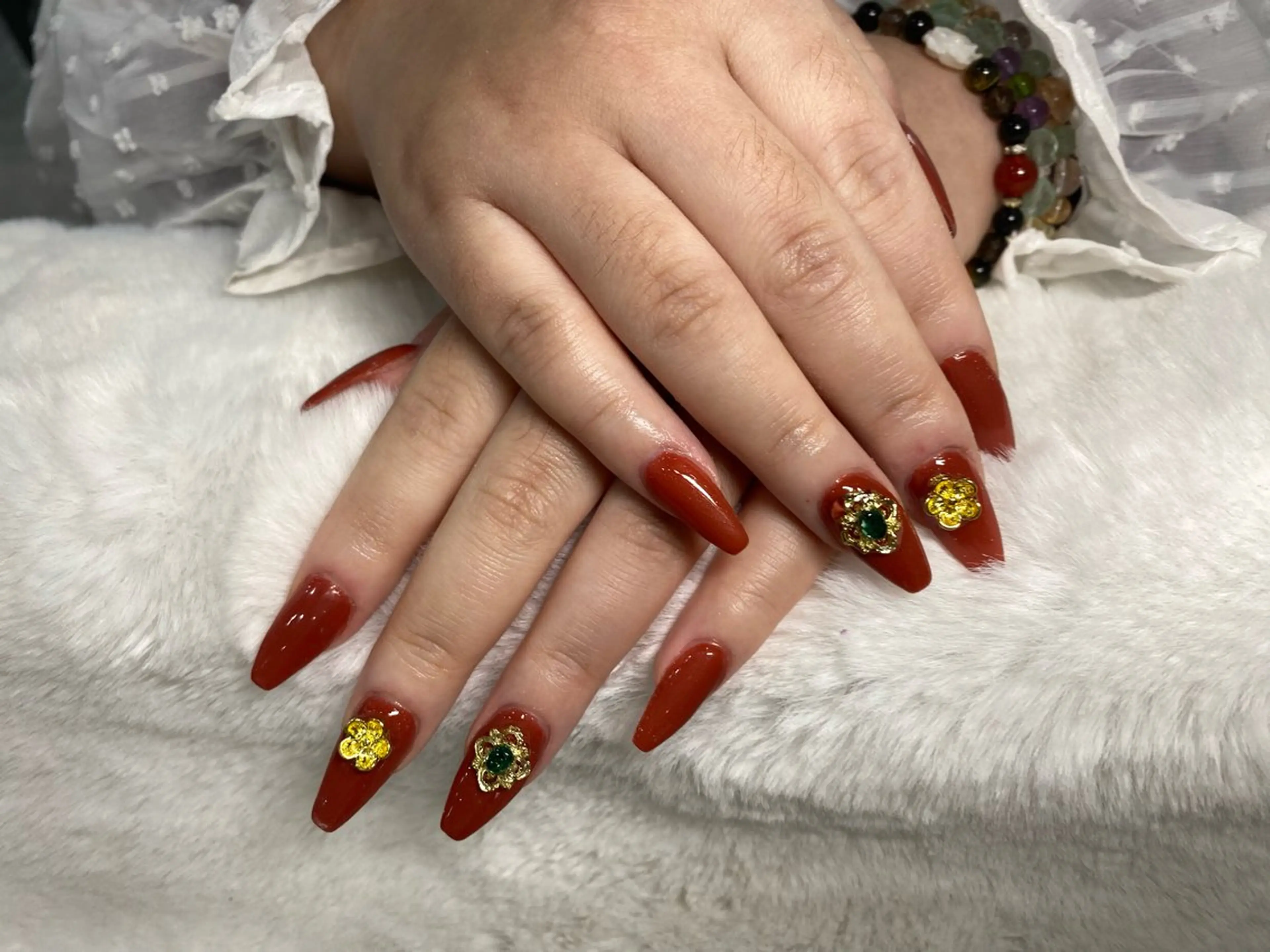 ネイル 長さ出し ワンカラーネイル 🦋✨ MARIKO✨🦋のネイルデザイン