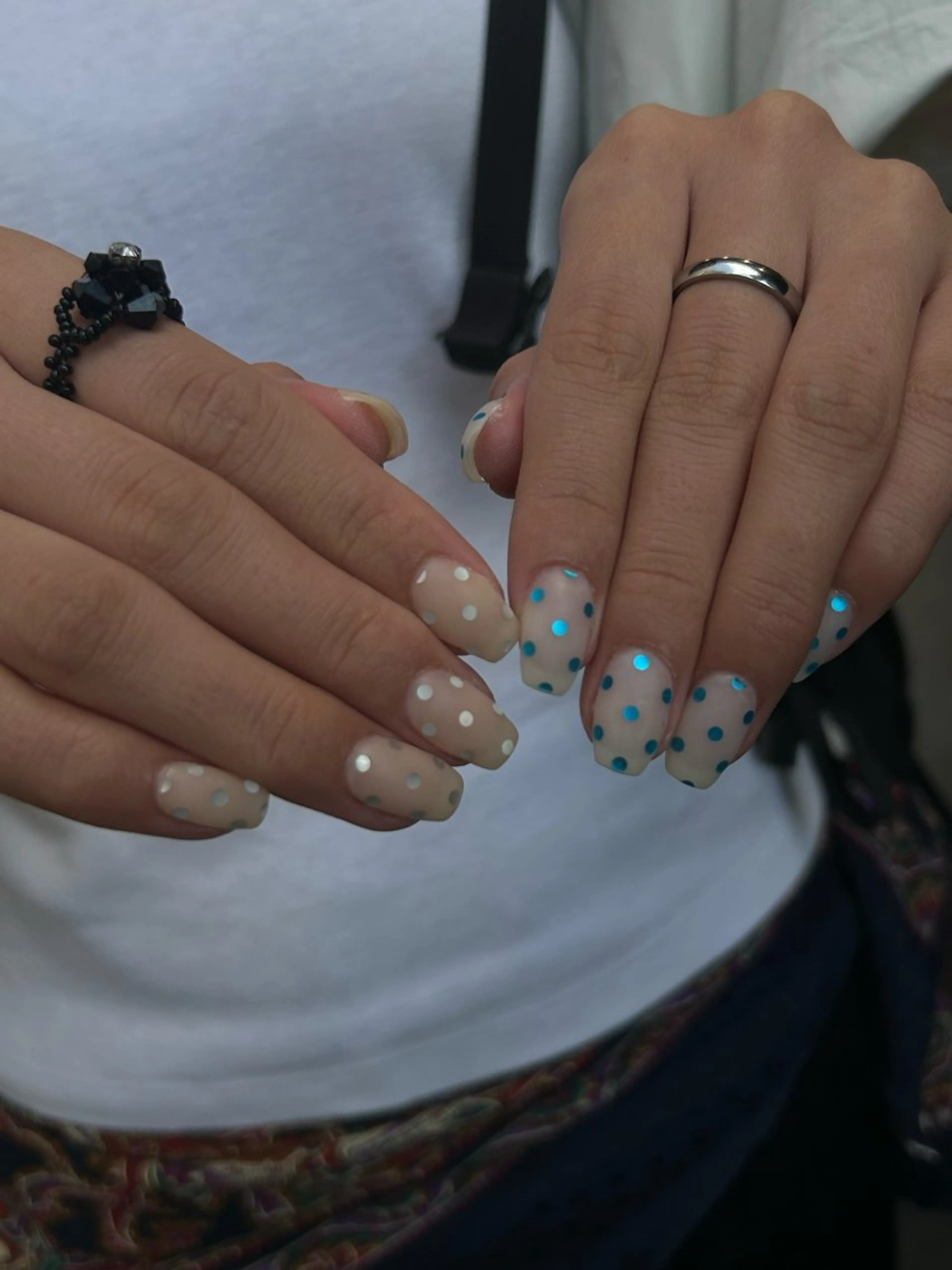 ネイル マットネイル ニュアンスネイル シンプルネイル Yuni.所属・sakae yurinaのネイルデザイン