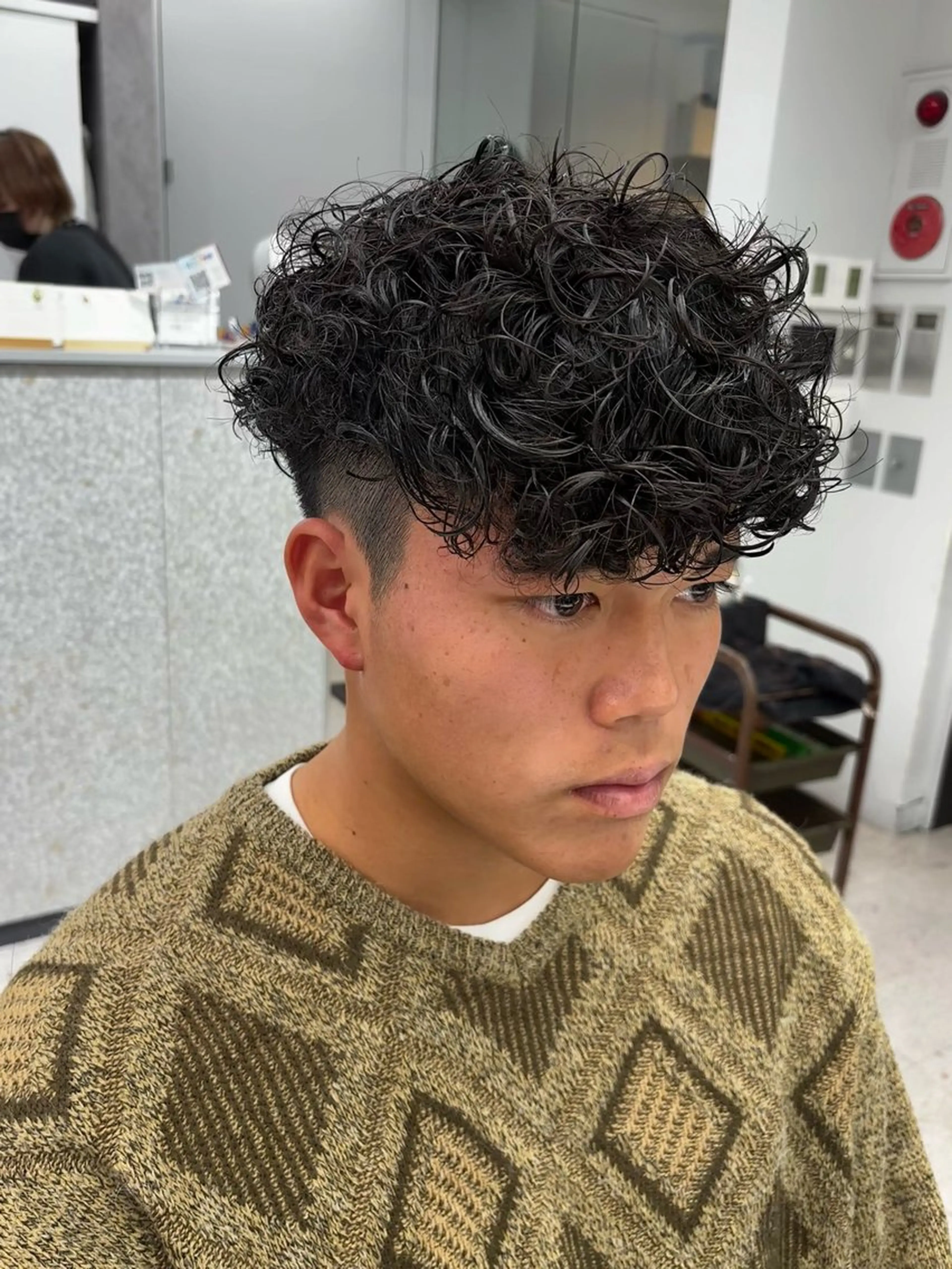 パーマ メンズ カット パーマ 🍐シャドウパーマ メンズ特化/守岡🍐のヘアスタイル