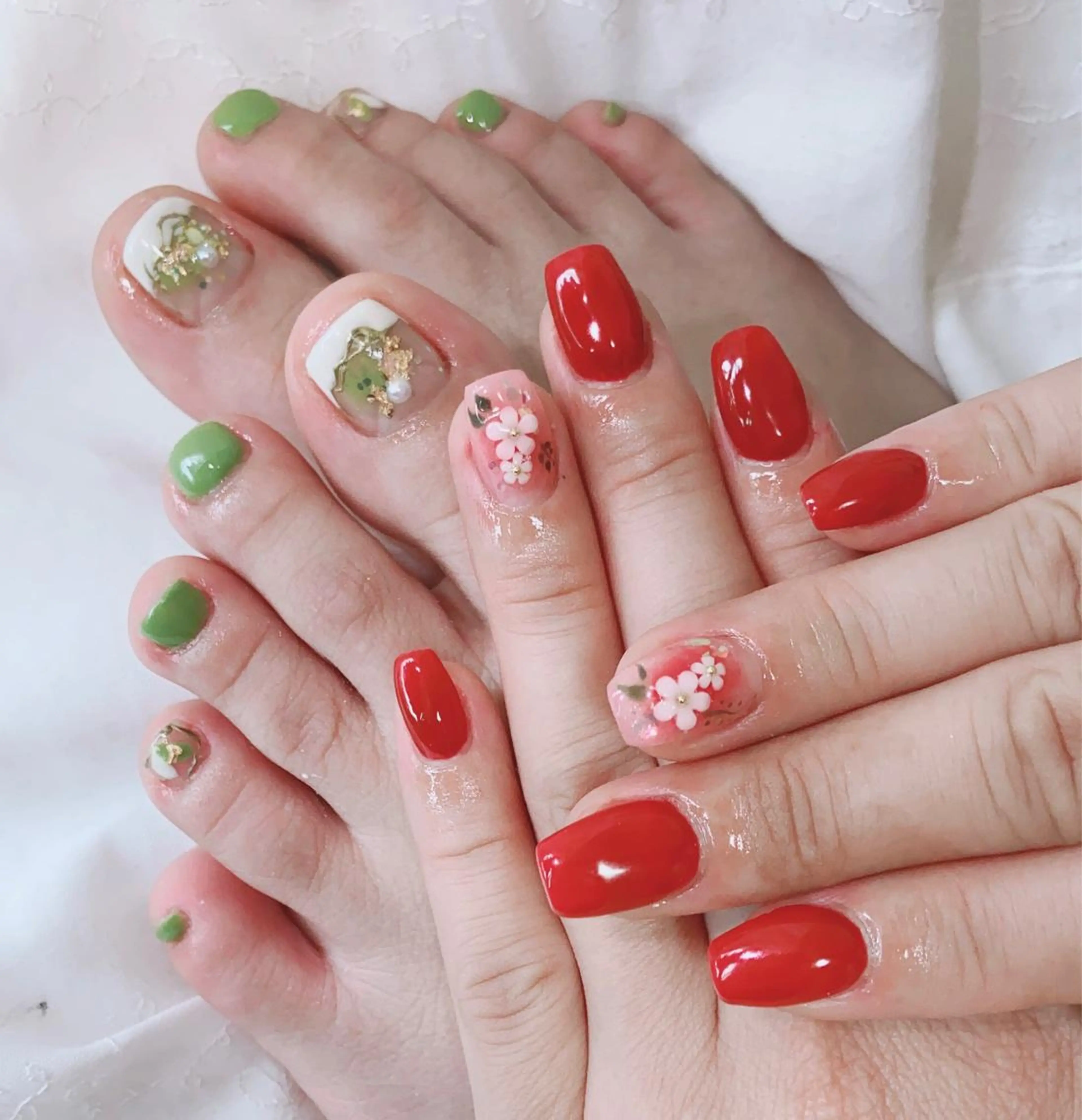 ネイル フットネイル HandSnail自宅サロン所属・HandSnail 座間自宅ネイルサロンのネイルデザイン