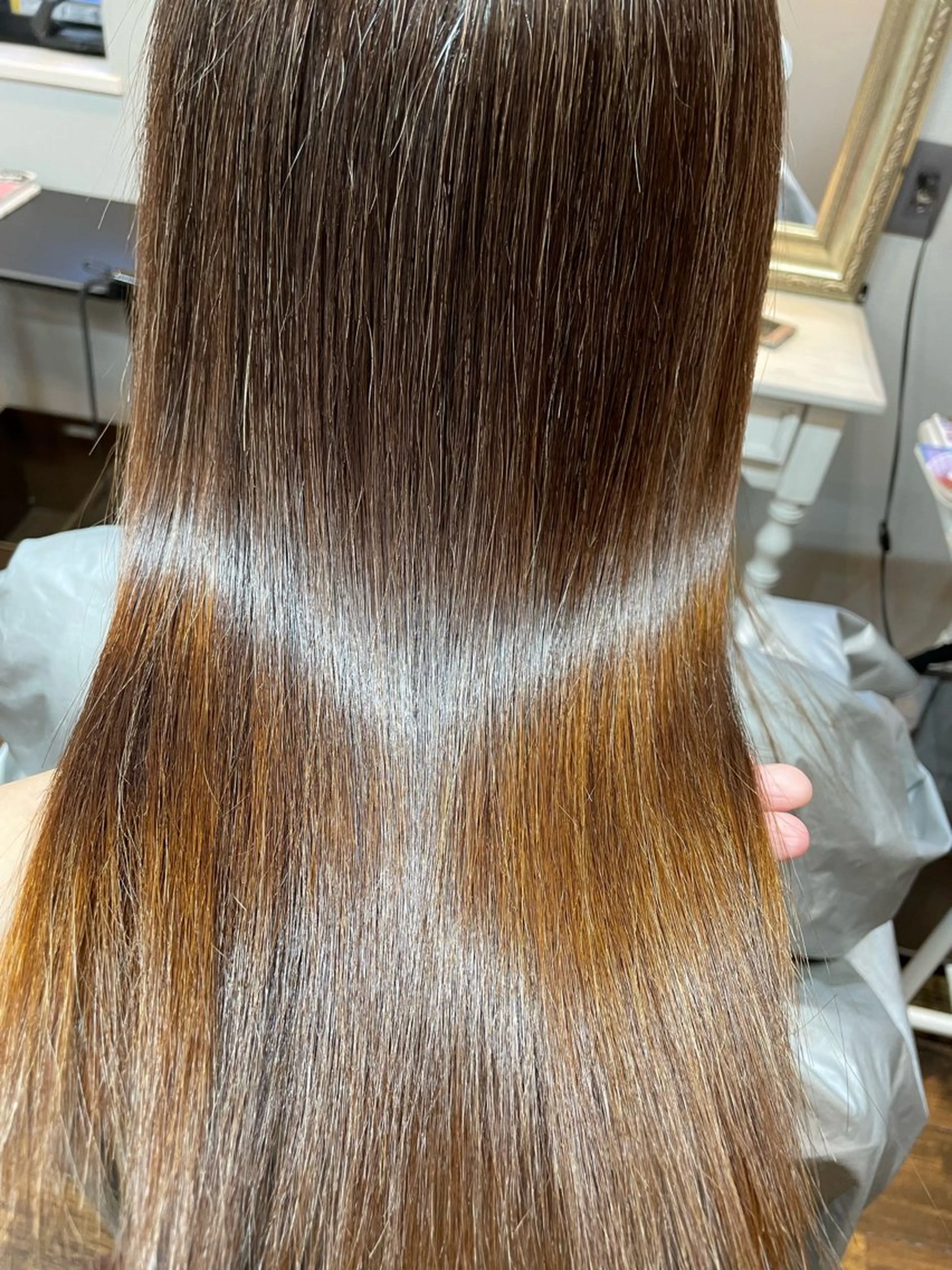 ロング 縮毛矯正 縮毛矯正 AMAZE YUKIのヘアスタイル