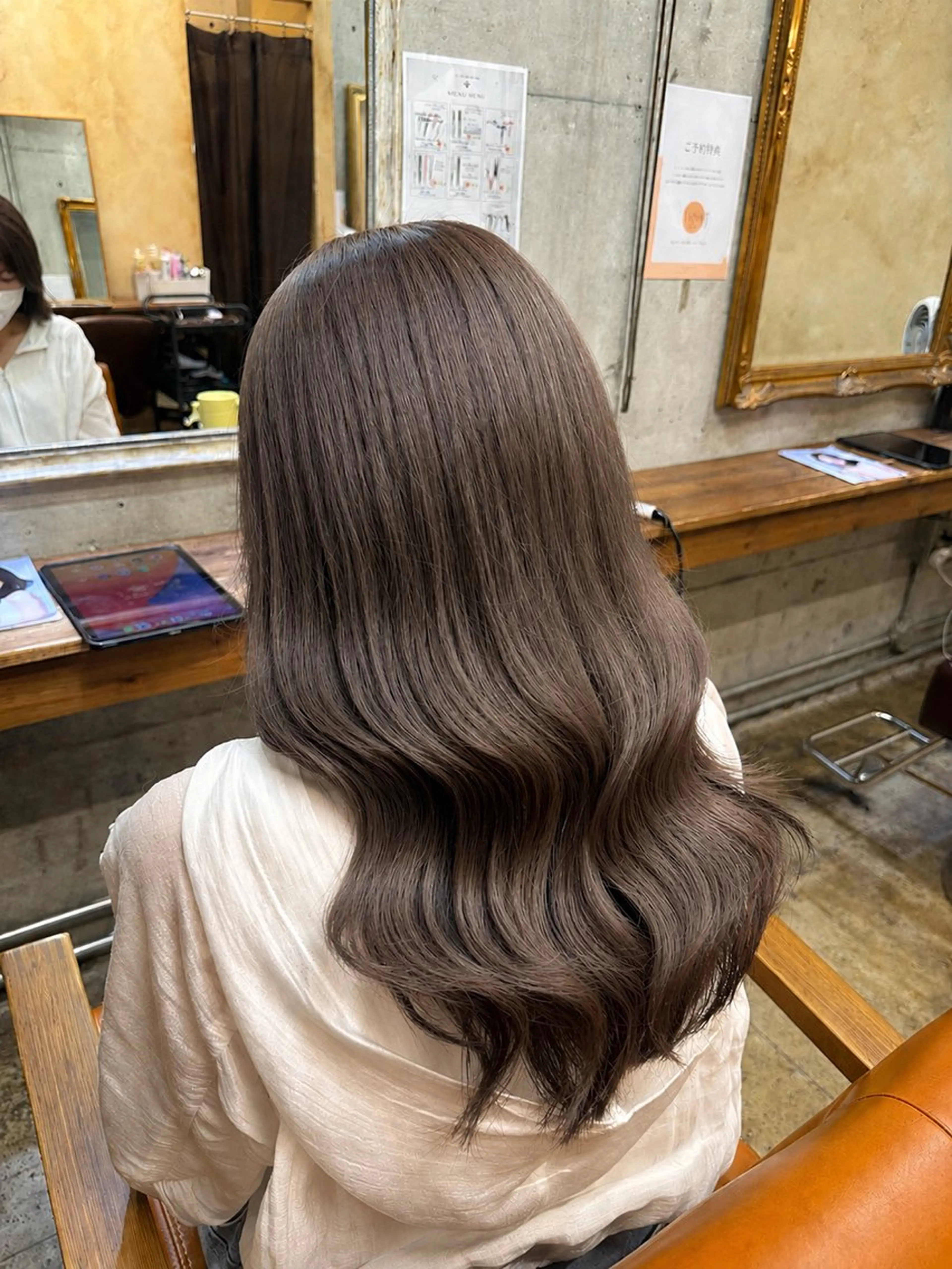 ロング カット ヘアカラー トリートメント Cadre新小岩🫧 栗原葵のヘアスタイル