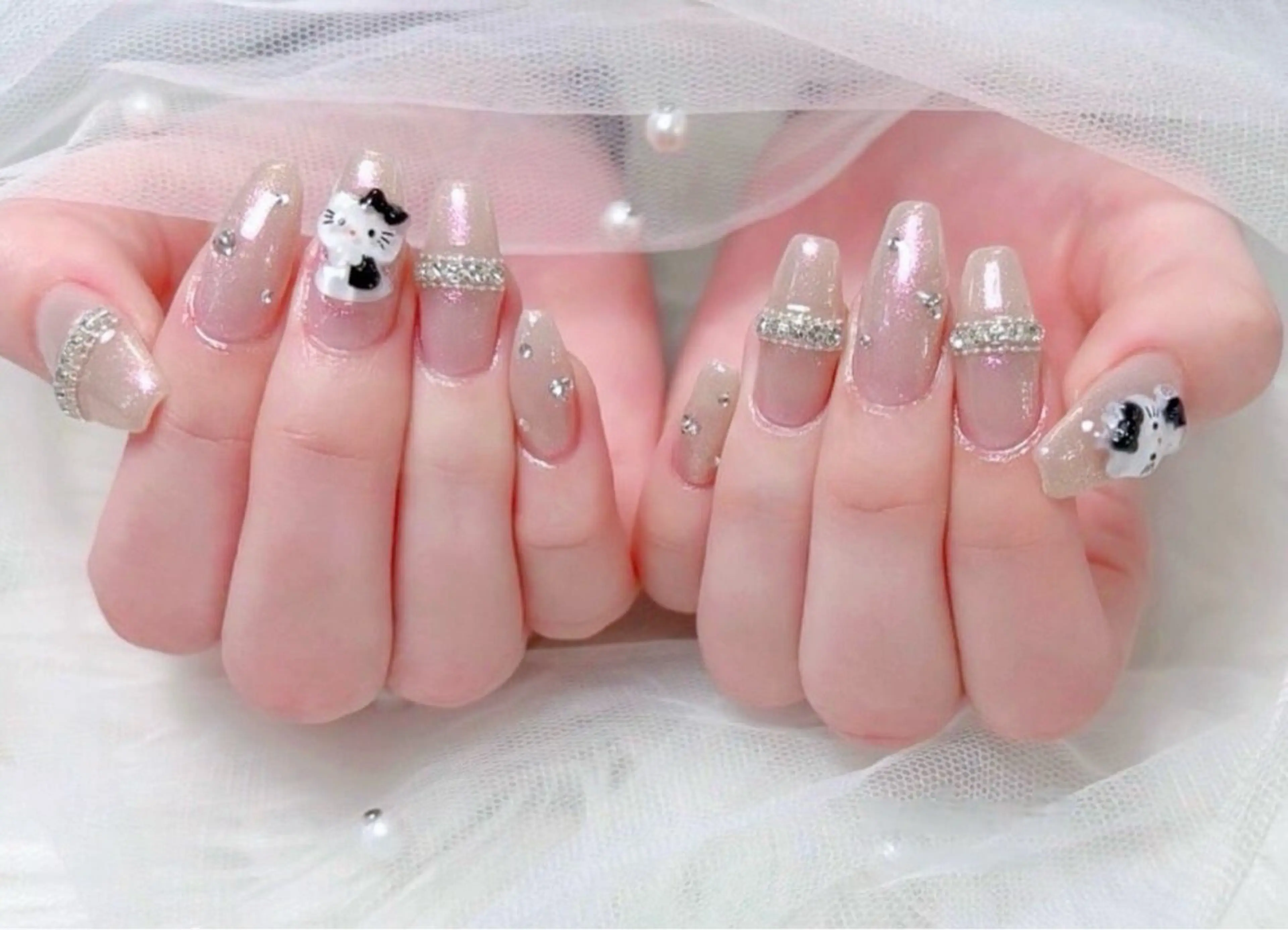 ネイル 長さ出し ジェルネイル スカルプネイル ネイルチップ ハンドネイル ╹◡╹Mimoミモ Eye&Nailのマツエク・マツパデザイン