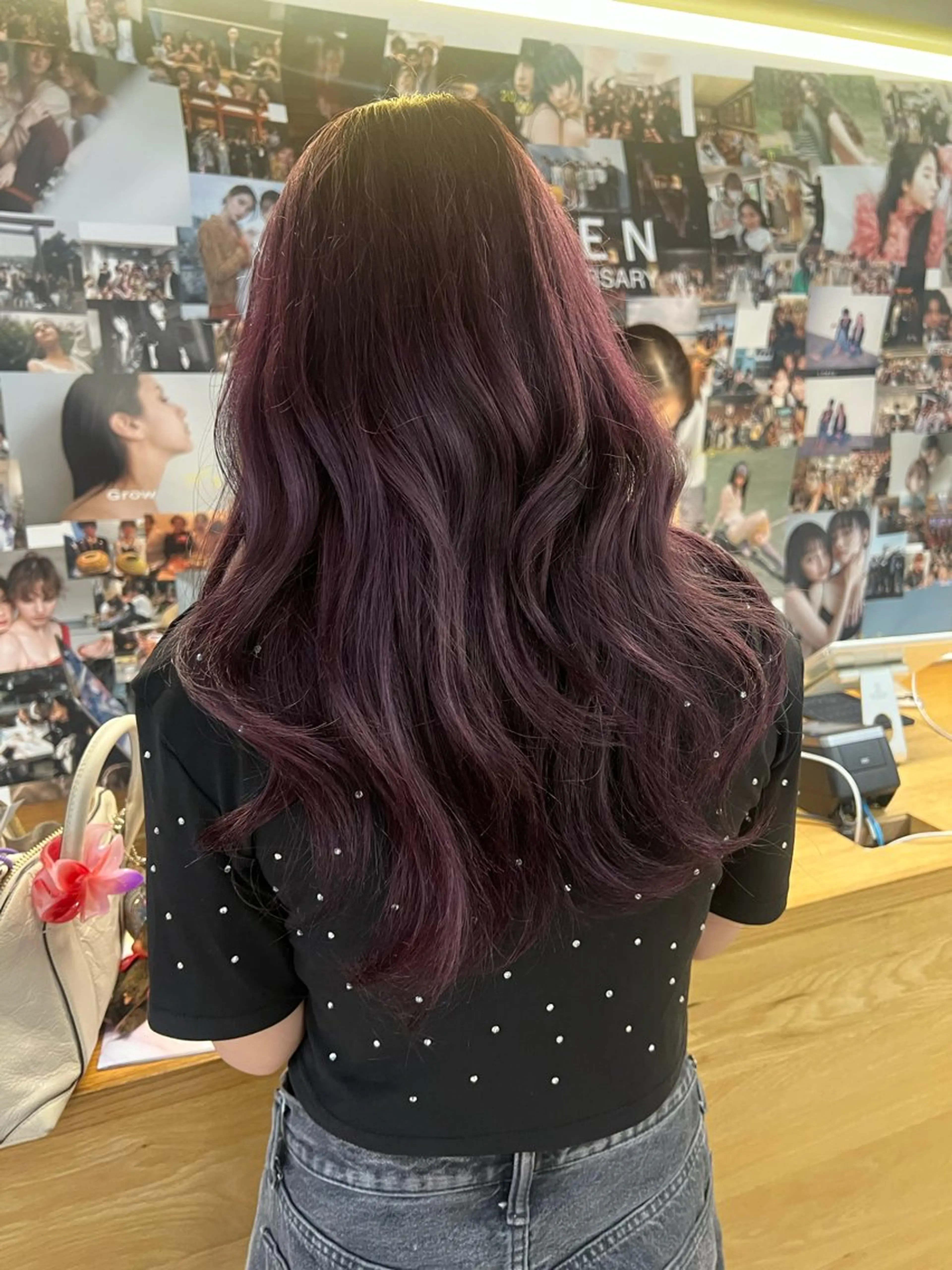 ロング カラー 透明感カラー カット ヘアカラー レイヤーカット/暖色 カラー/mao🎀のヘアスタイル