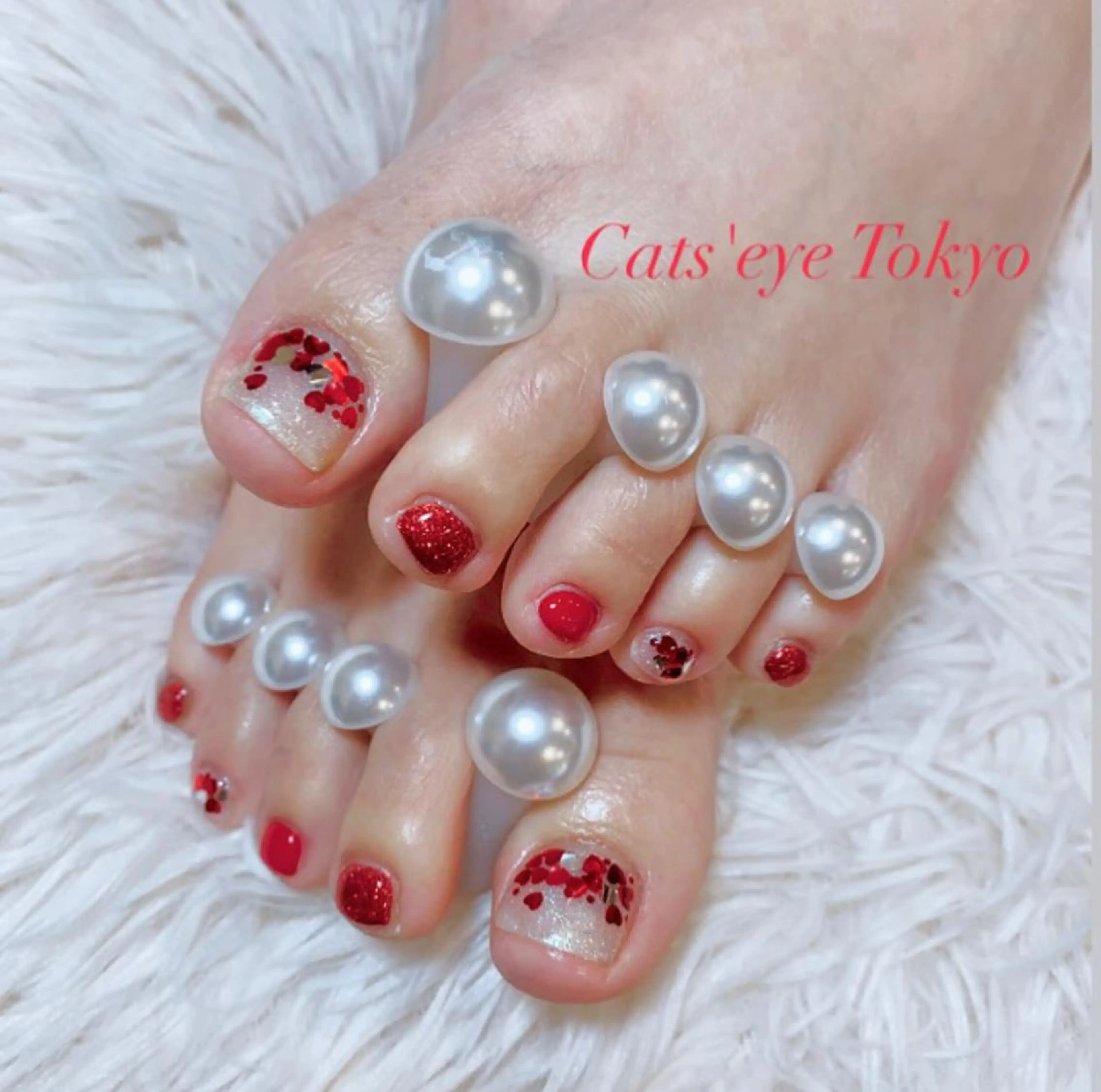 ネイル アートネイル フットネイル ジェルネイル マグネットネイル ミラーネイル Cat's eye TOKYO 新宿店のネイルデザイン