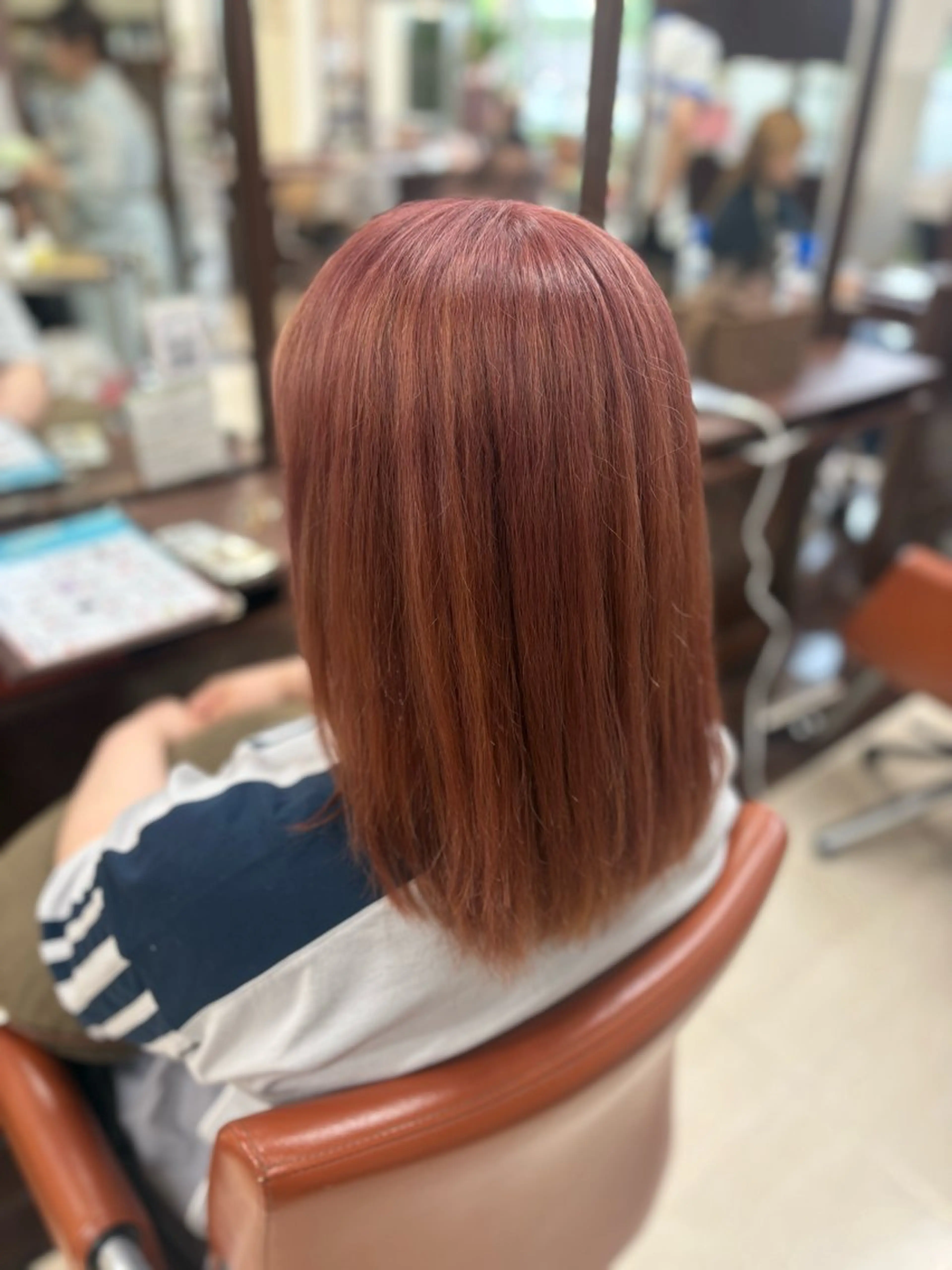 ロング カラー ブリーチ ピンクカラー ヘアカラー 垢抜け×韓国風/ ハイトーン/朝倉友香のヘアスタイル