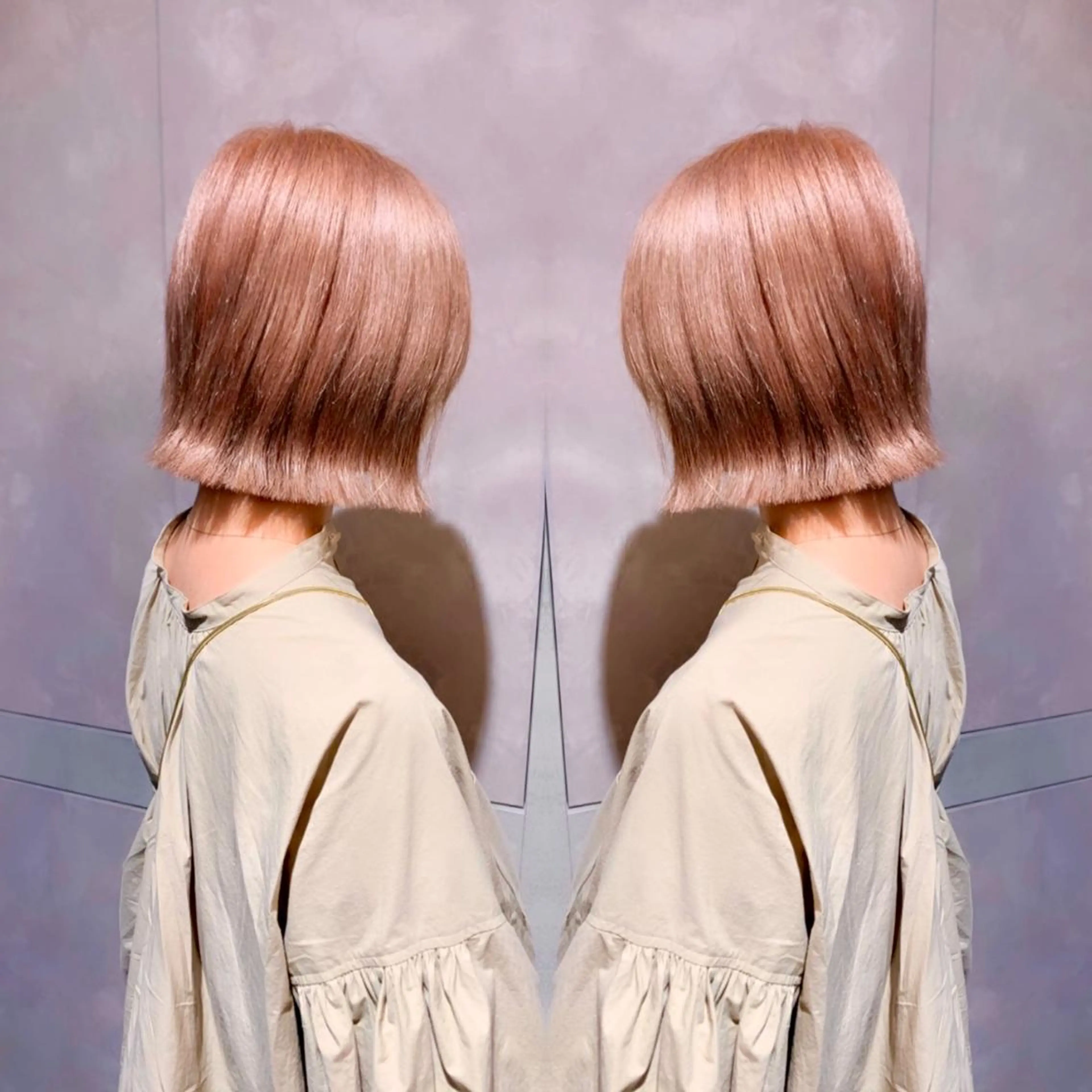 ミディアム カラー カット ヘアカラー トリートメント 💘大人可愛く💘 Natsuki❥❥❥のヘアスタイル