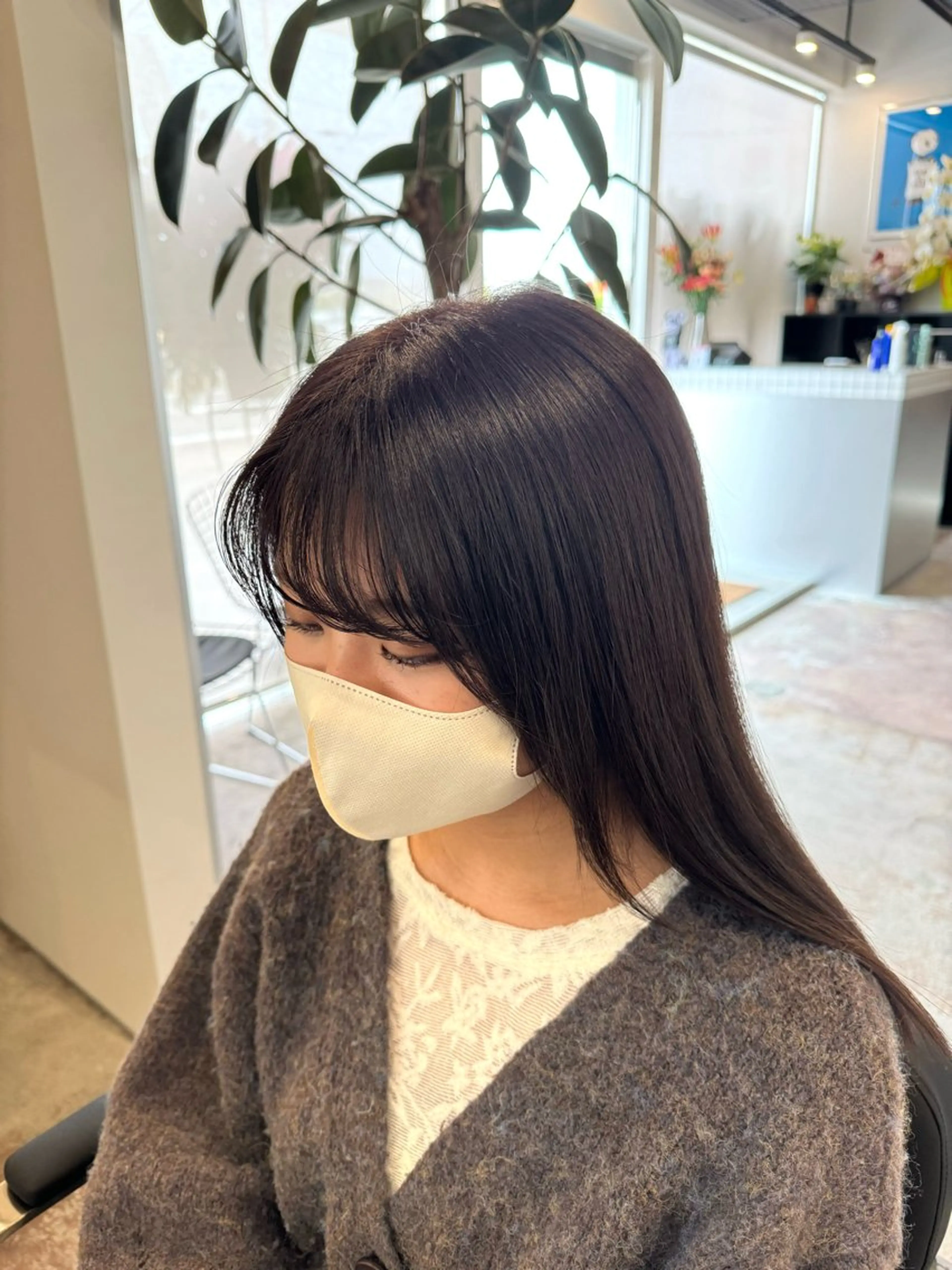 ミディアム 山下 遼香のヘアスタイル