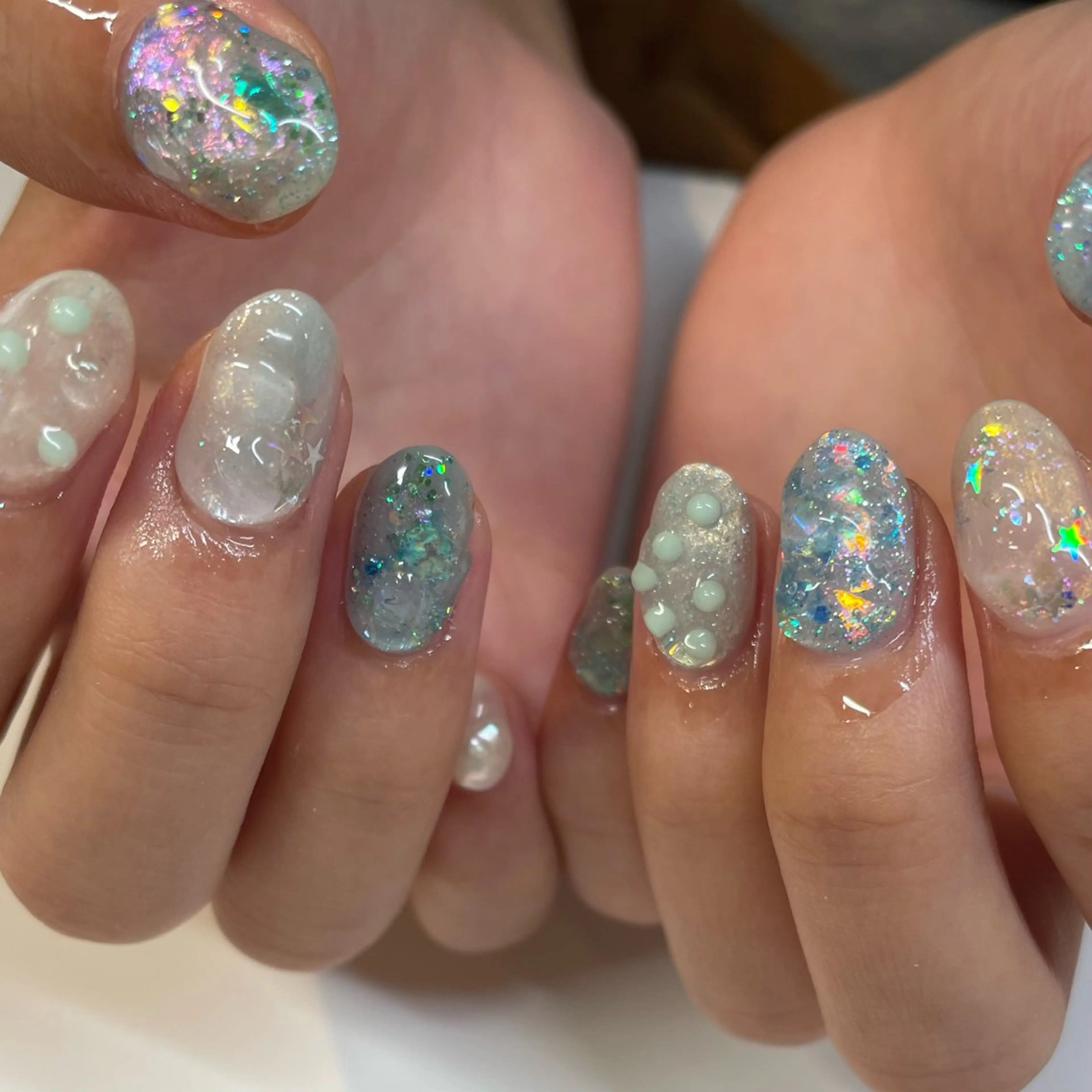 ネイル 夏ネイル Manon Yuiのネイルデザイン