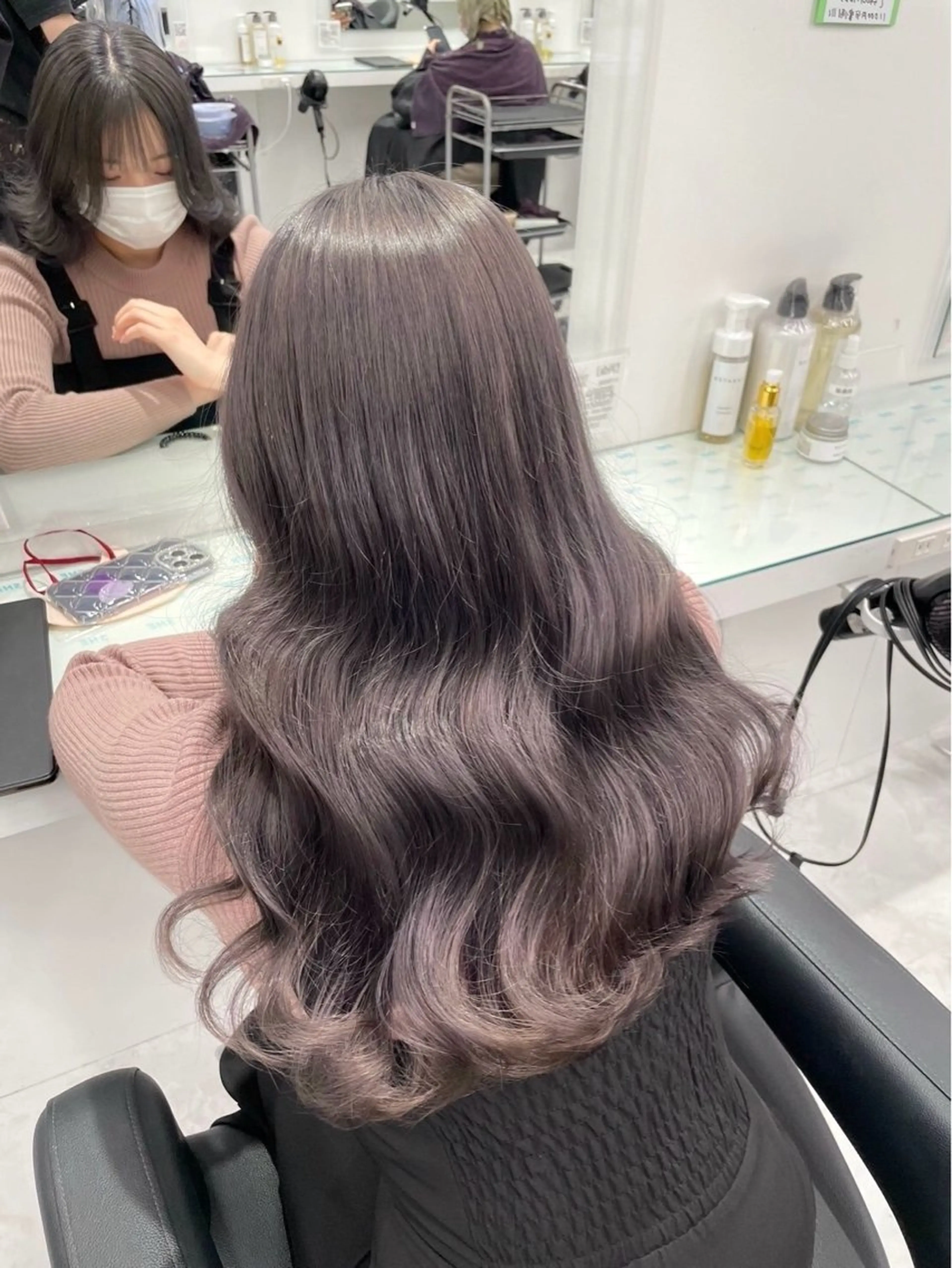 ロング カラー 🎀暖色/ラベンダー /paru🤍のヘアスタイル