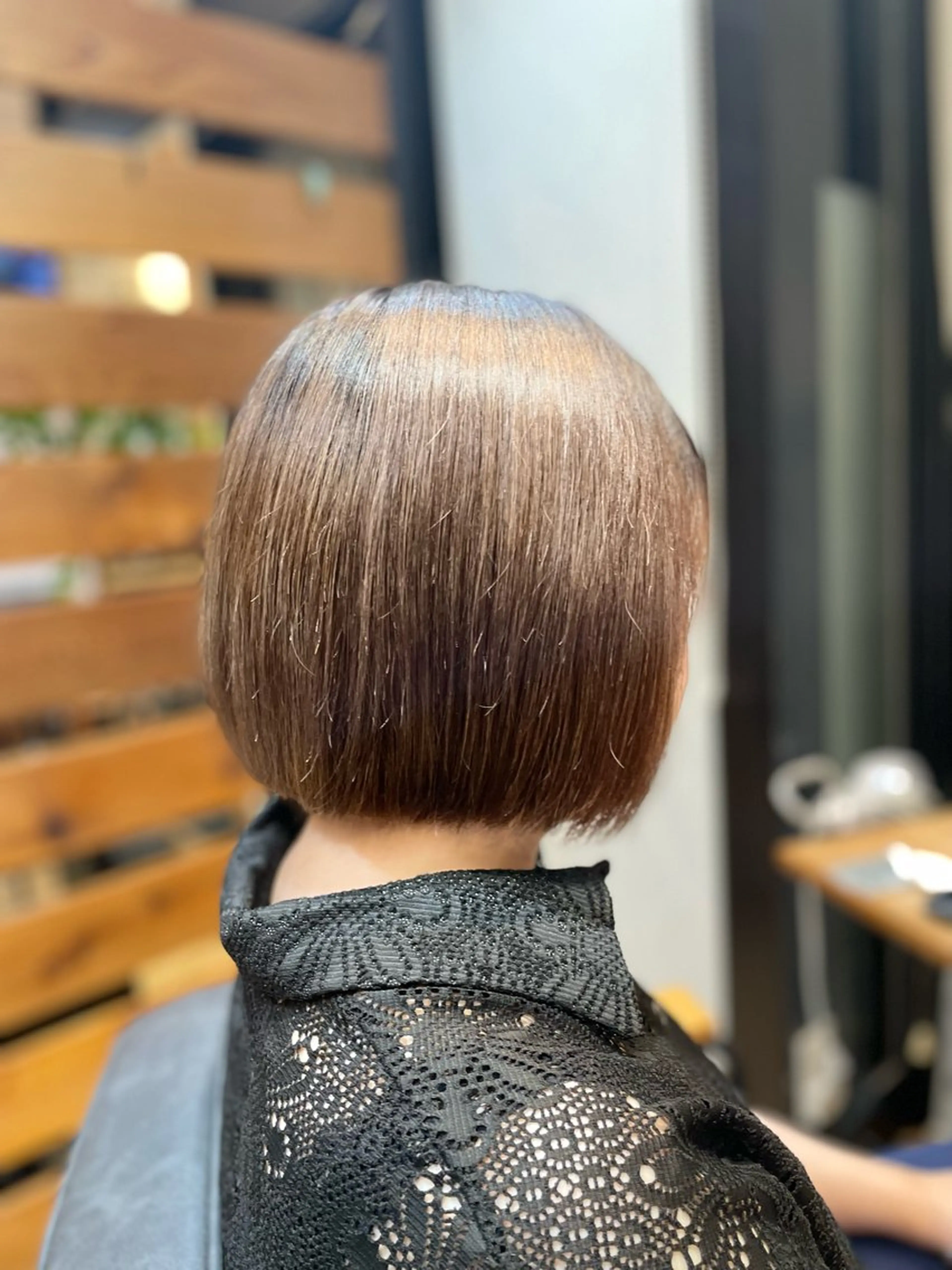 ショート ボブ くせ毛 カット トリートメント 望恵🌸 韓国🇰🇷スタイルのヘアスタイル