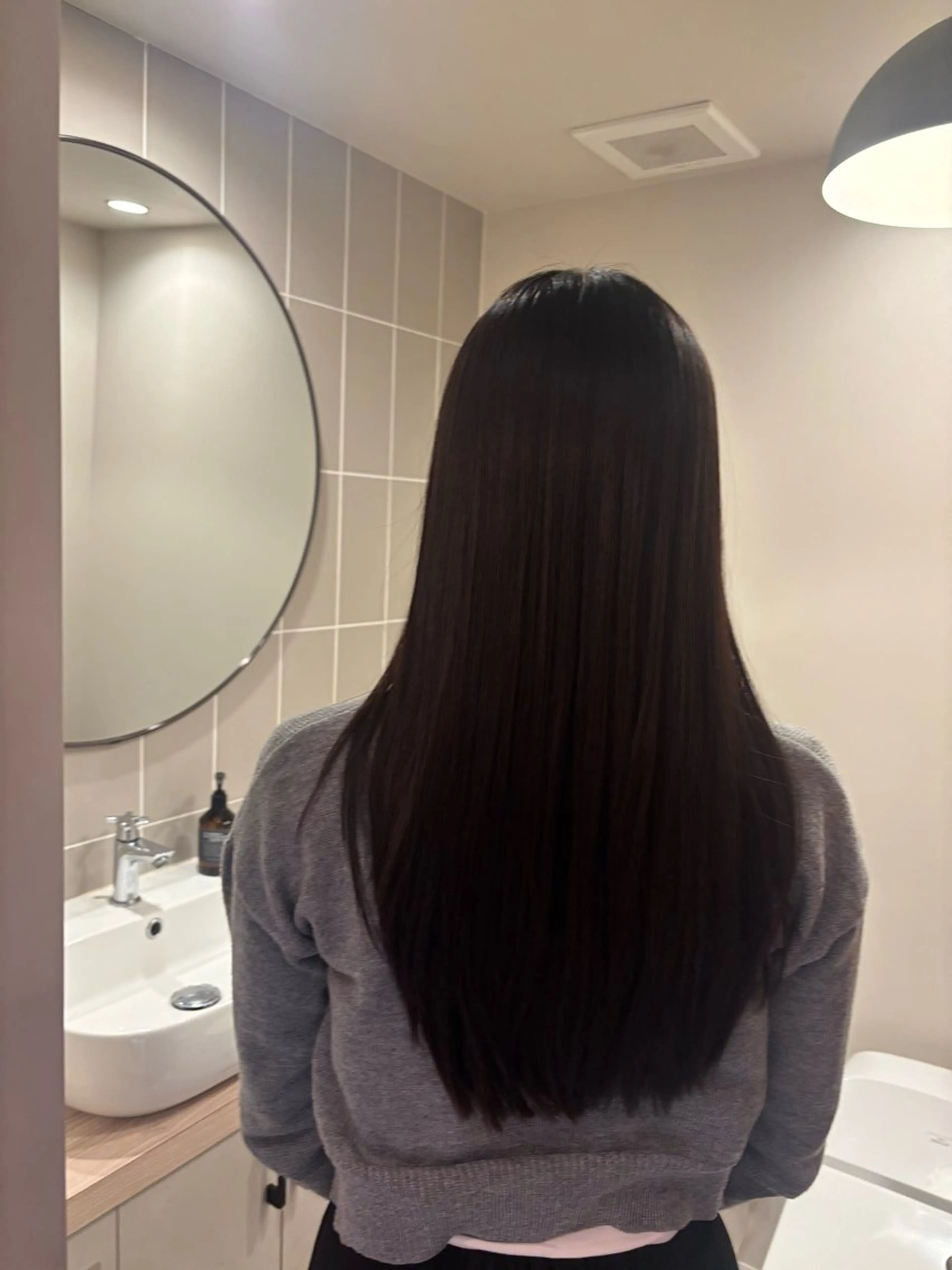 ロング トリートメント 山本 あのんのヘアスタイル