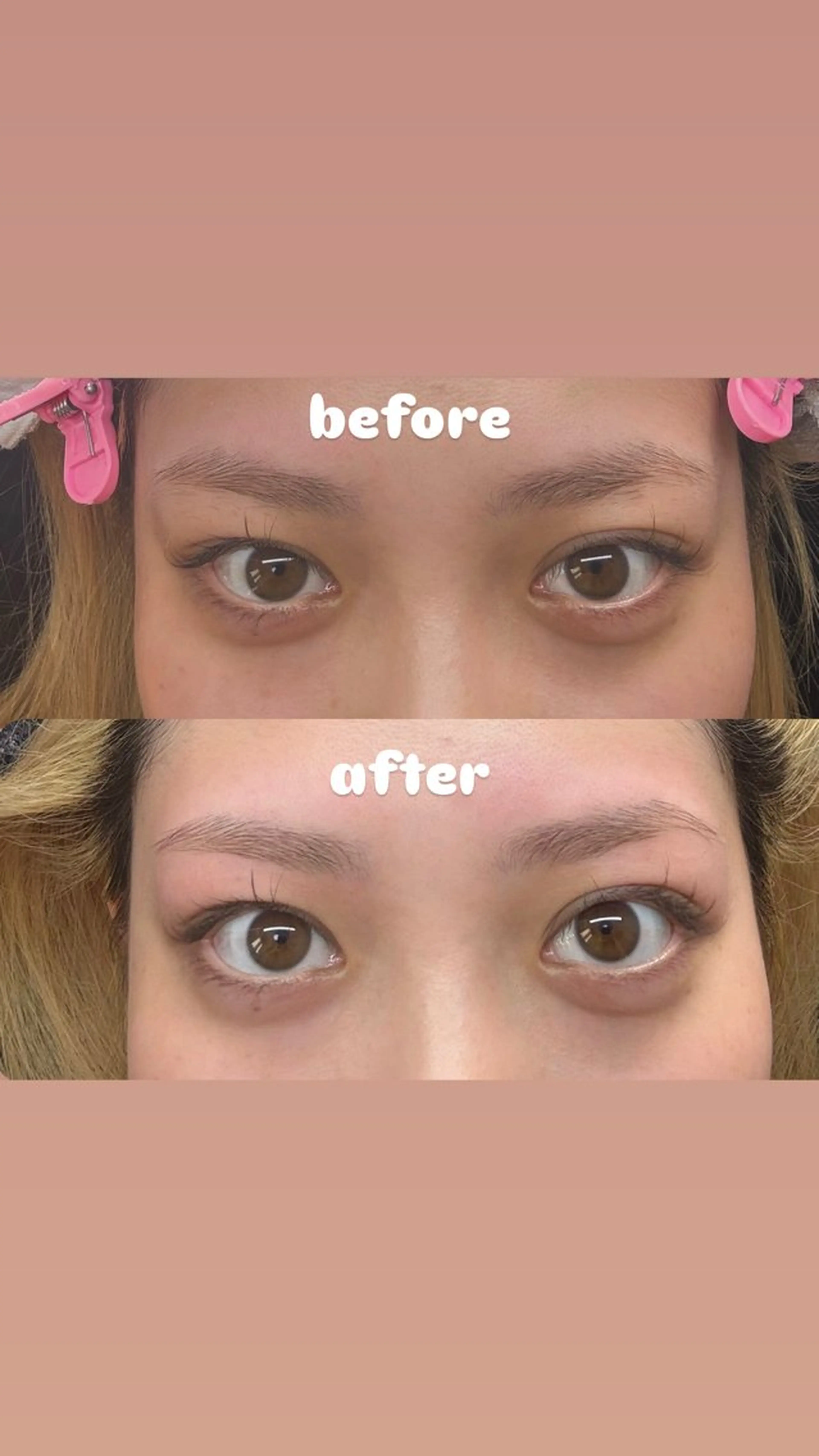 眉毛Wax脱毛の写真
