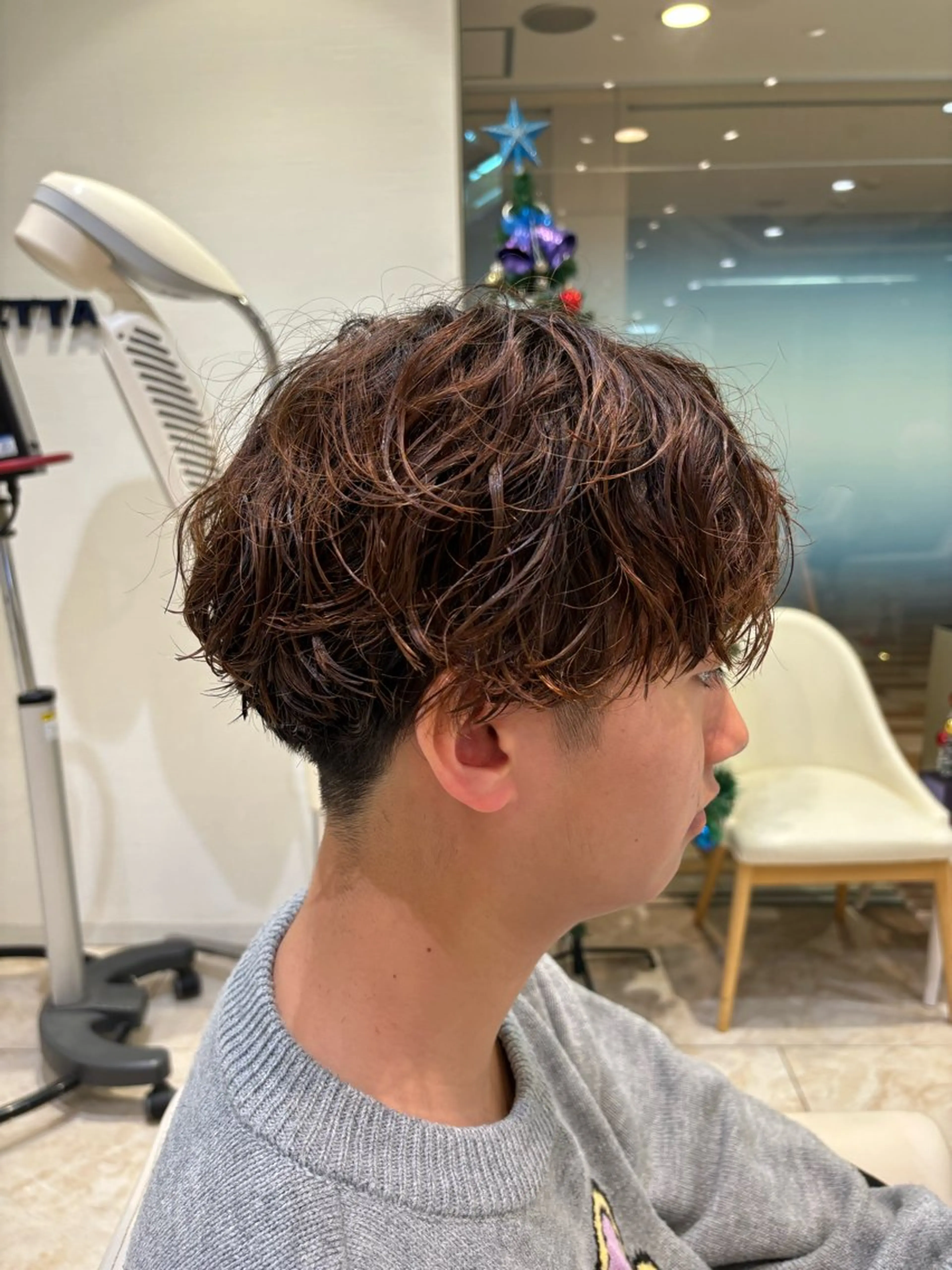 パーマ メンズ 🌼丸みボブ🌼 ショート　柏木結太のヘアスタイル