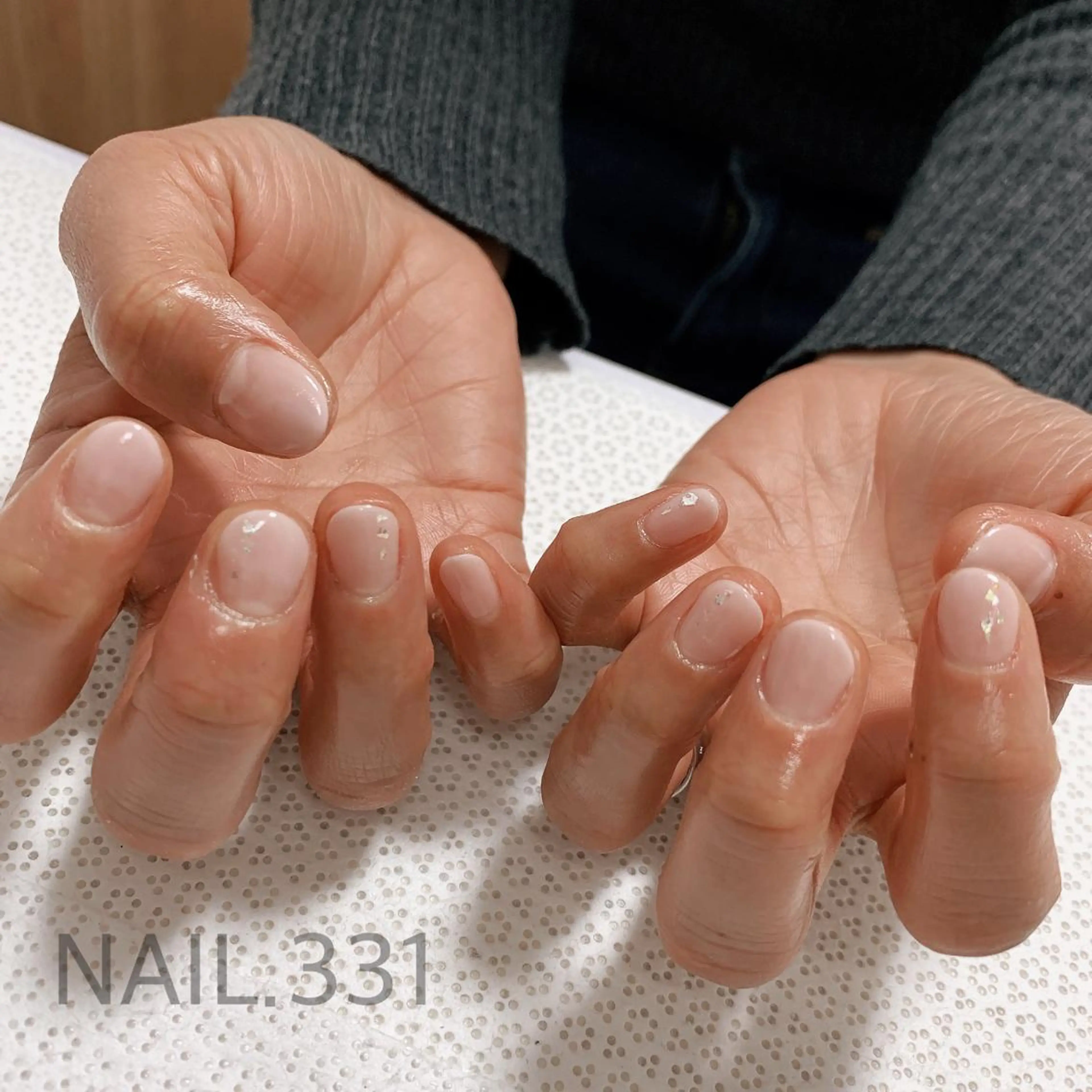 ネイル クリアネイル ハンドネイル Nail 331のネイルデザイン